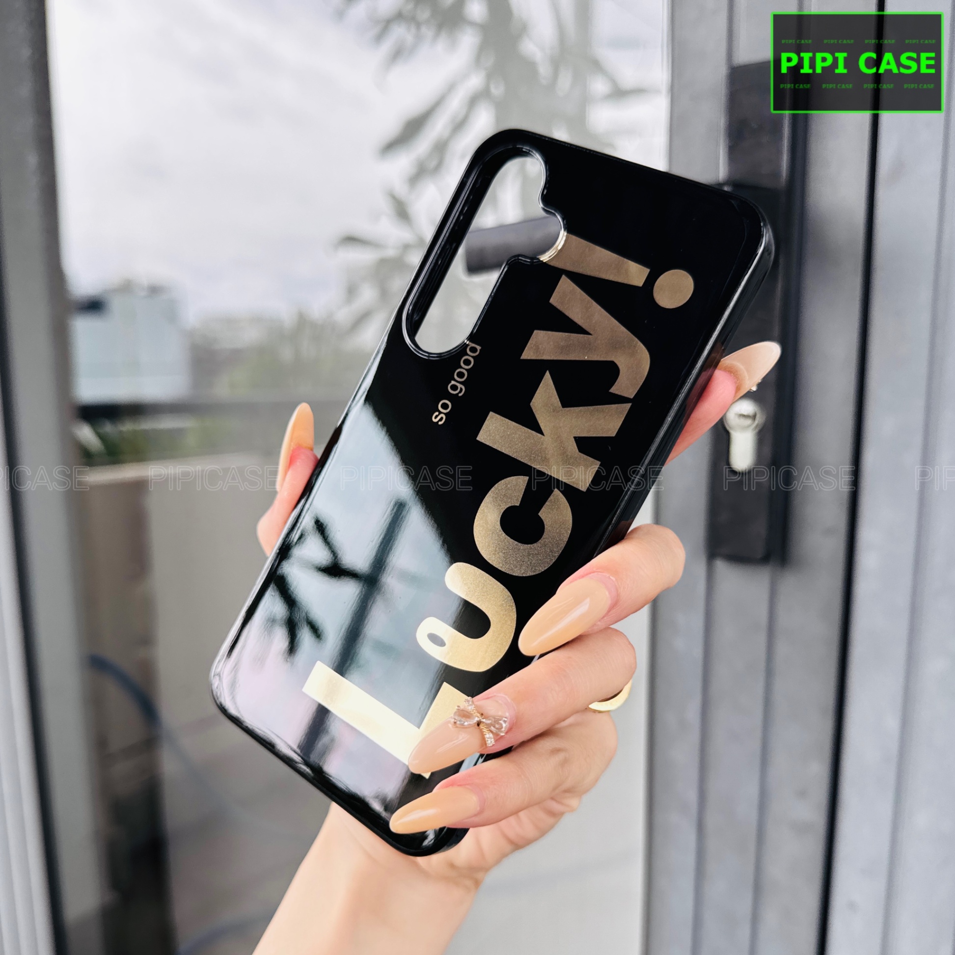 Ốp Lưng Samsung S23 FE - Lucky - Đen