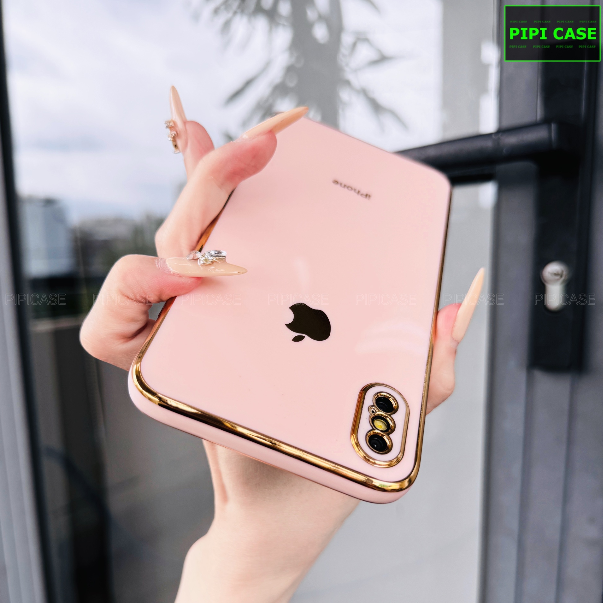 Ốp Lưng iPhone XS Max - Royal - Vàng Hồng