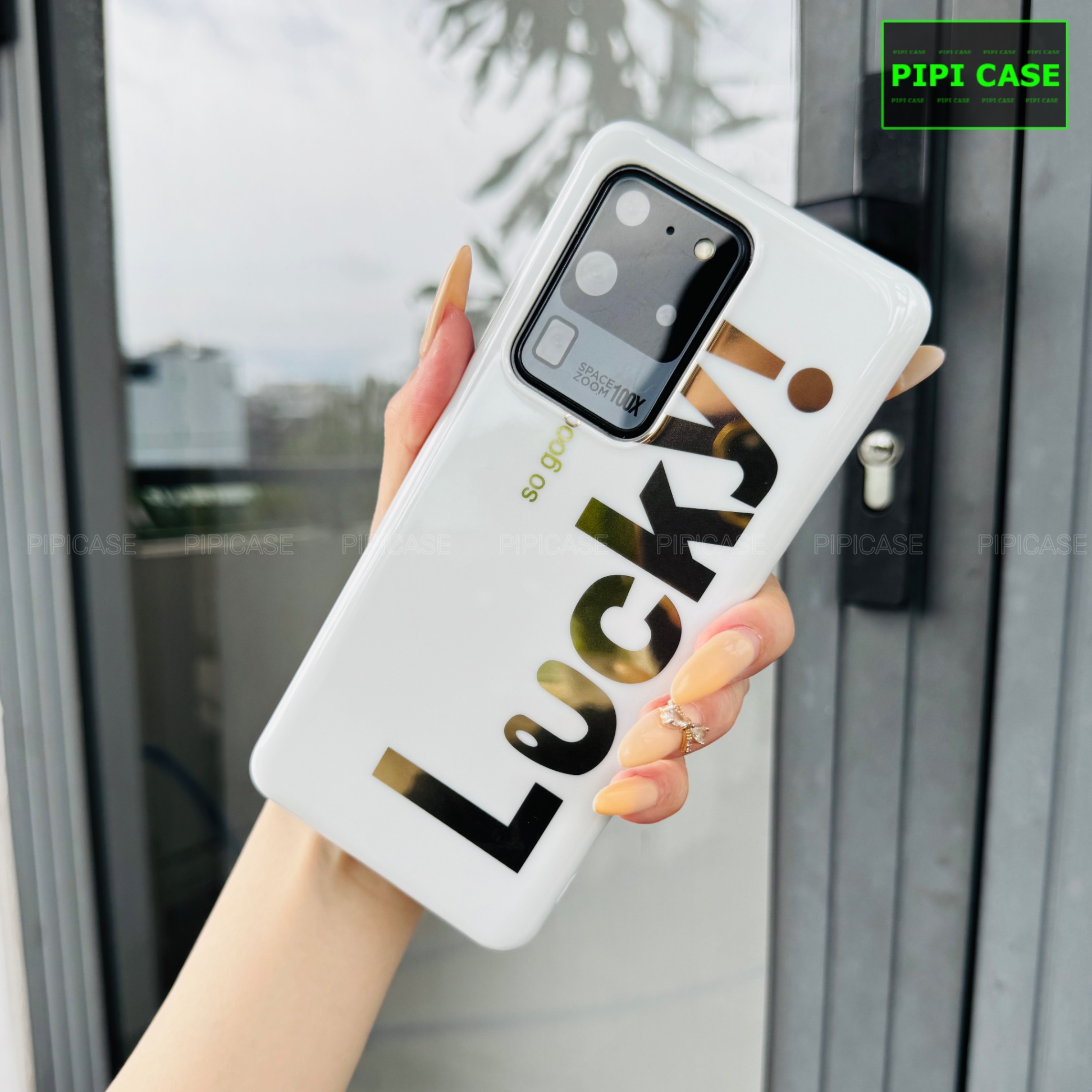 Ốp Lưng Samsung S20 Ultra - Lucky - Trắng