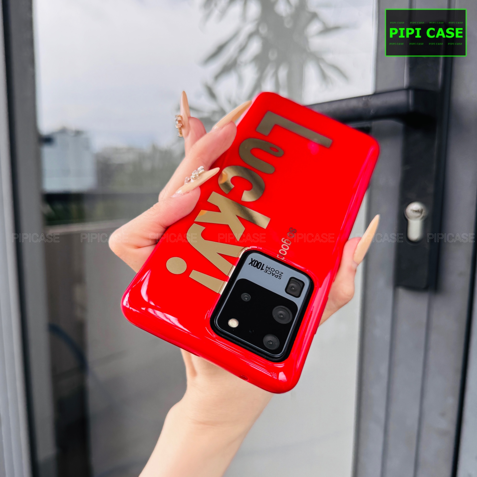 Ốp Lưng Samsung S20 Ultra - Lucky - Đỏ