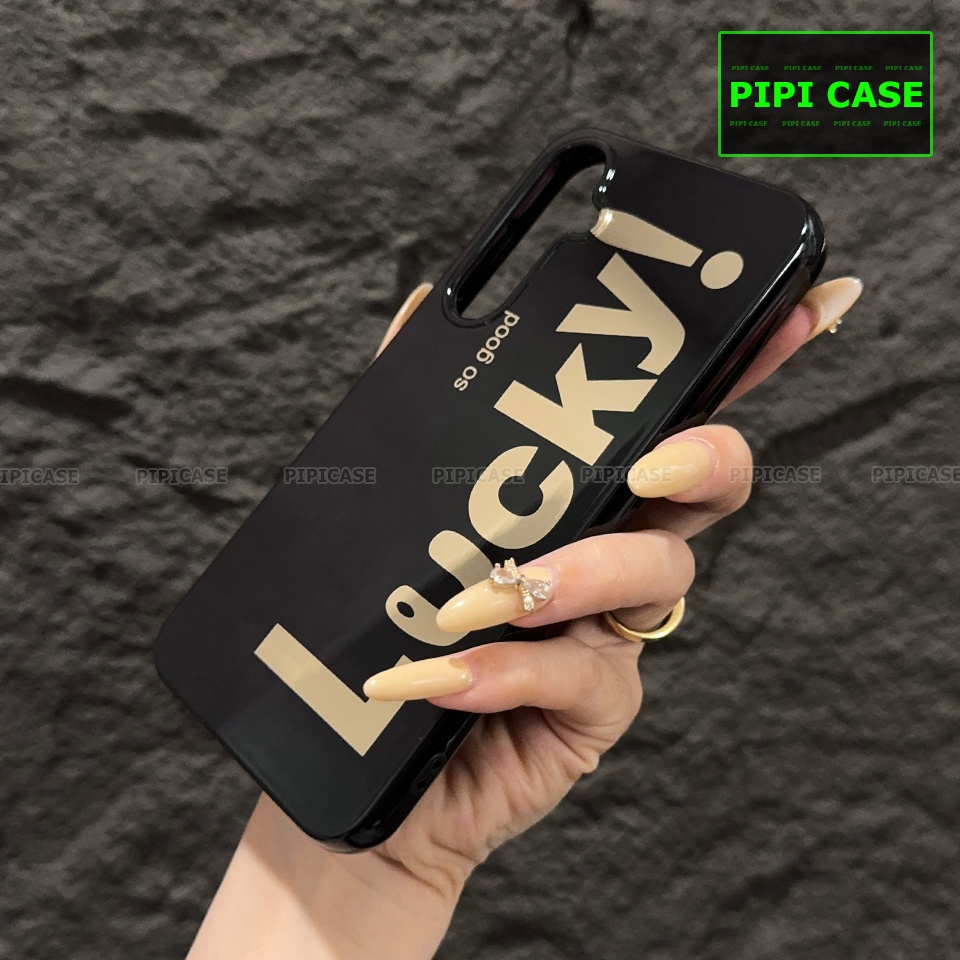 Ốp Lưng Samsung A54 - Lucky - Đen
