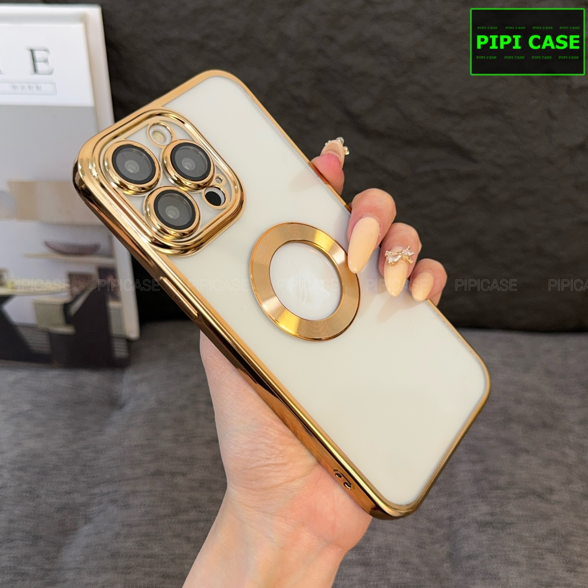 Ốp Lưng iPhone 13 Pro - Water - Vàng