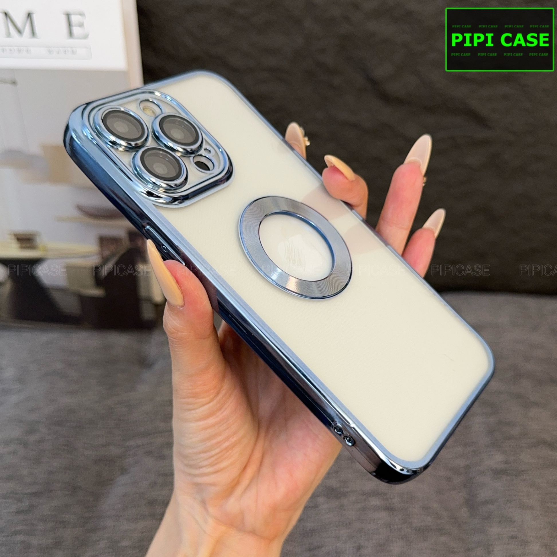 Ốp Lưng iPhone 13 Pro - Water - Xanh Nhạt