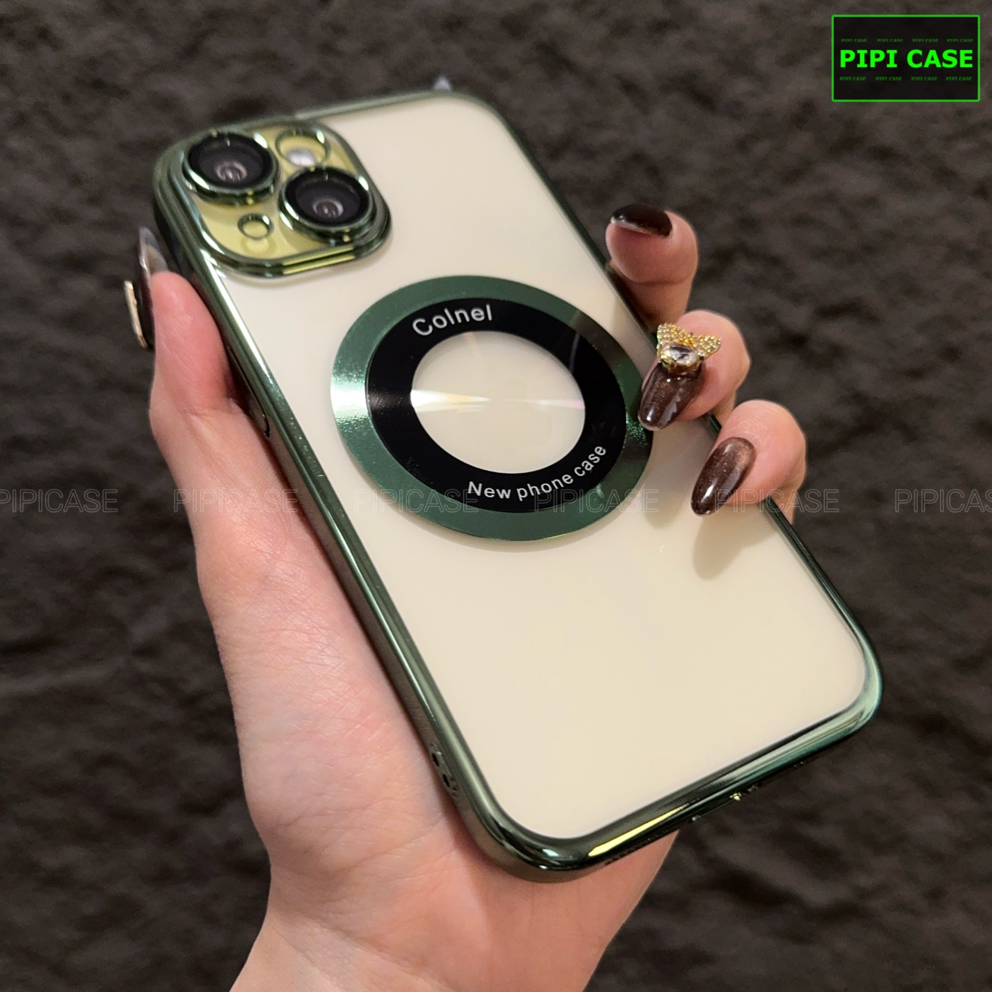 Ốp Lưng iPhone 15 - Will - Xanh Lá