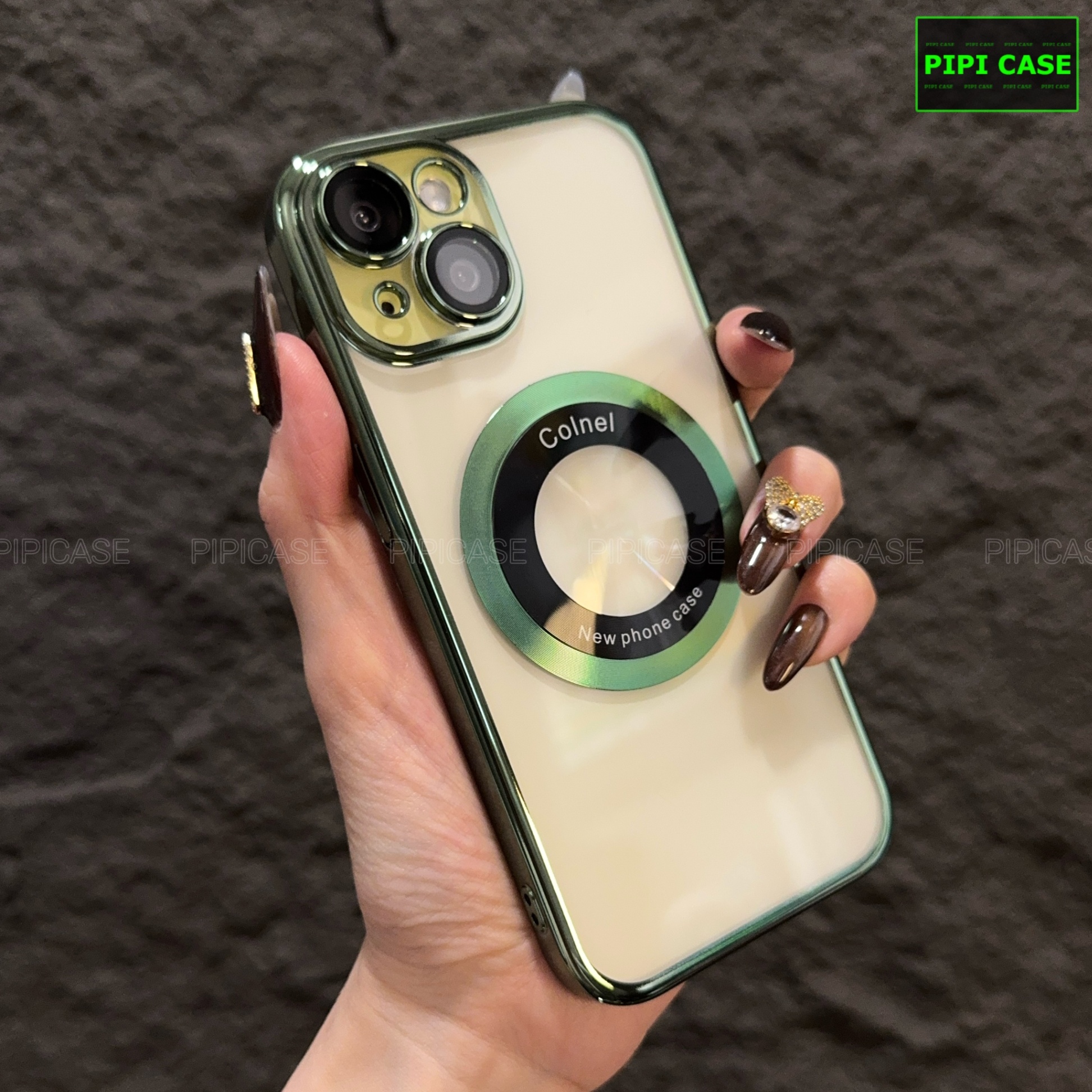 Ốp Lưng iPhone 15 - Will - Xanh Lá