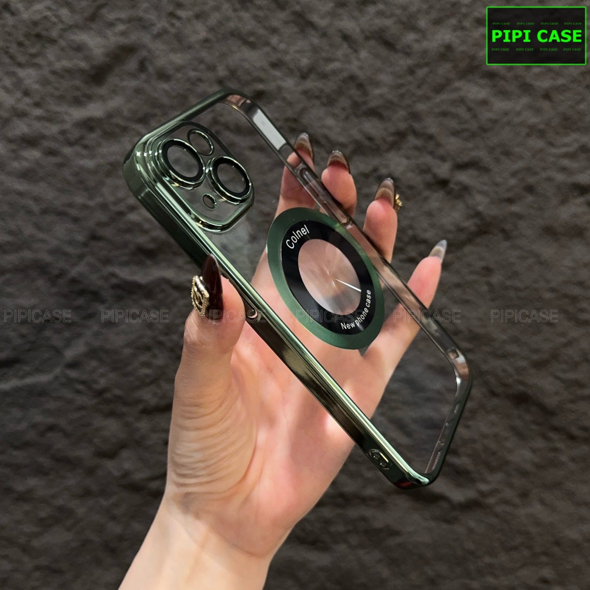 Ốp Lưng iPhone 15 - Will - Xanh Lá