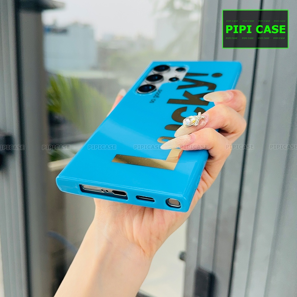 Ốp Lưng Samsung S24 Ultra 5G - Lucky - Xanh Dương