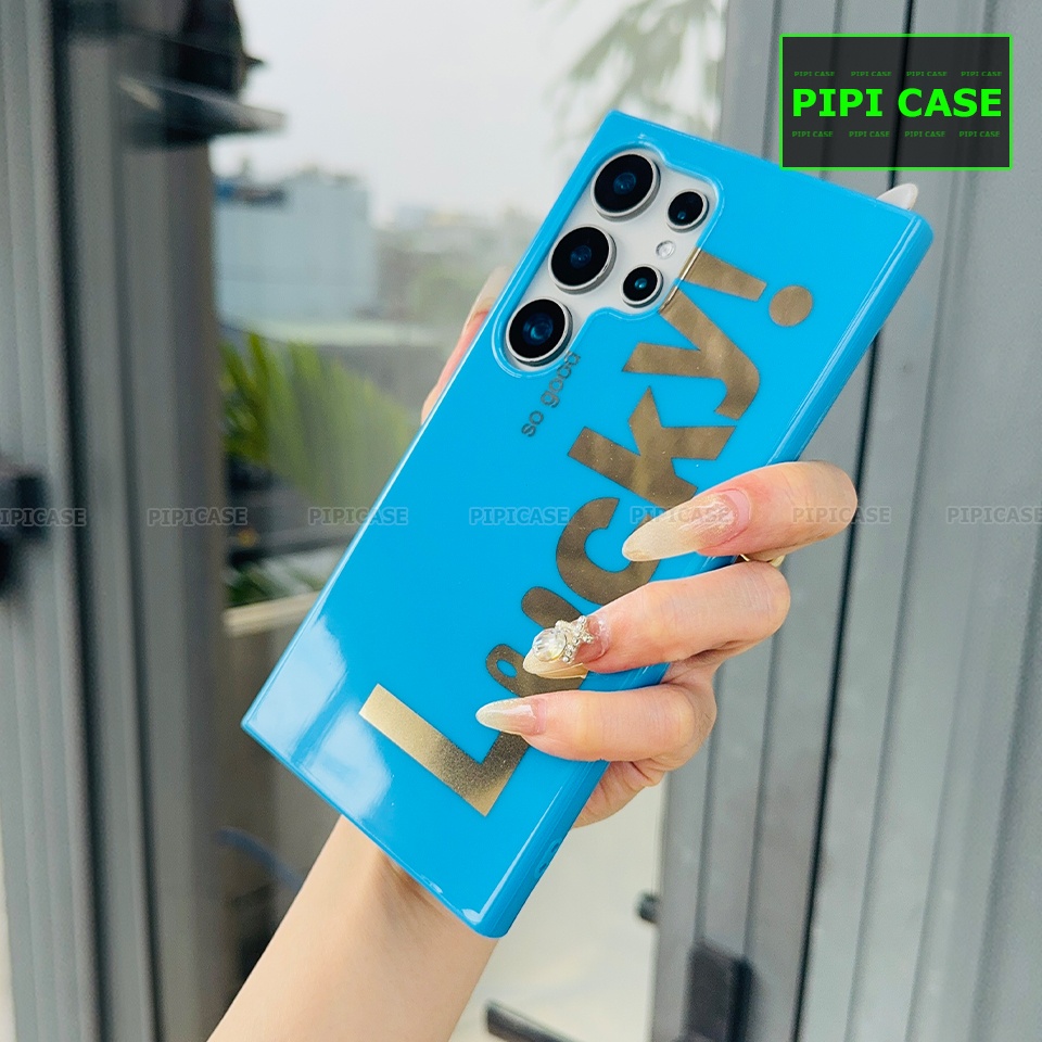 Ốp Lưng Samsung S24 Ultra 5G - Lucky - Xanh Dương