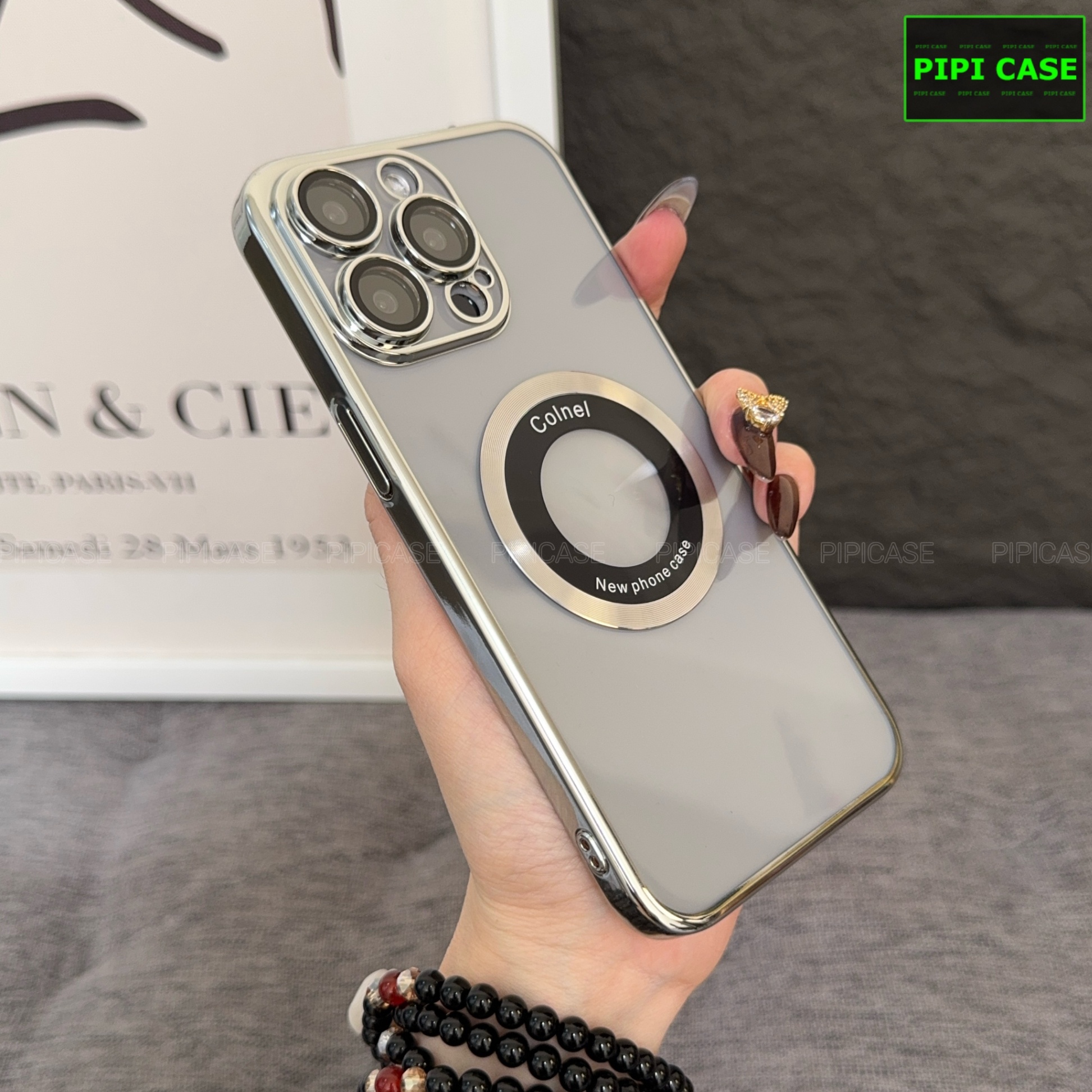Ốp Lưng iPhone 15 Pro - Will - Bạc