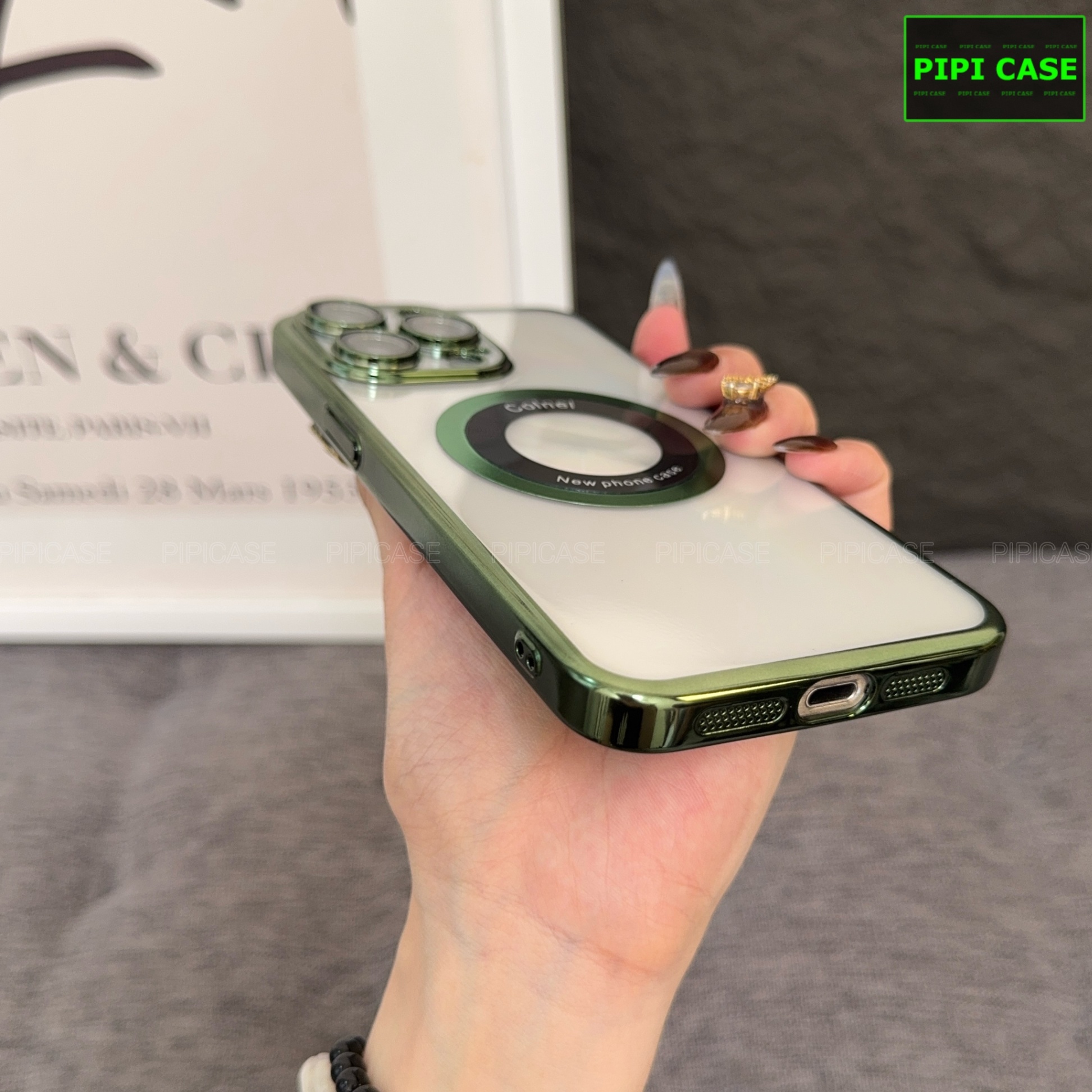 Ốp Lưng iPhone 15 Pro - Will - Xanh Lá