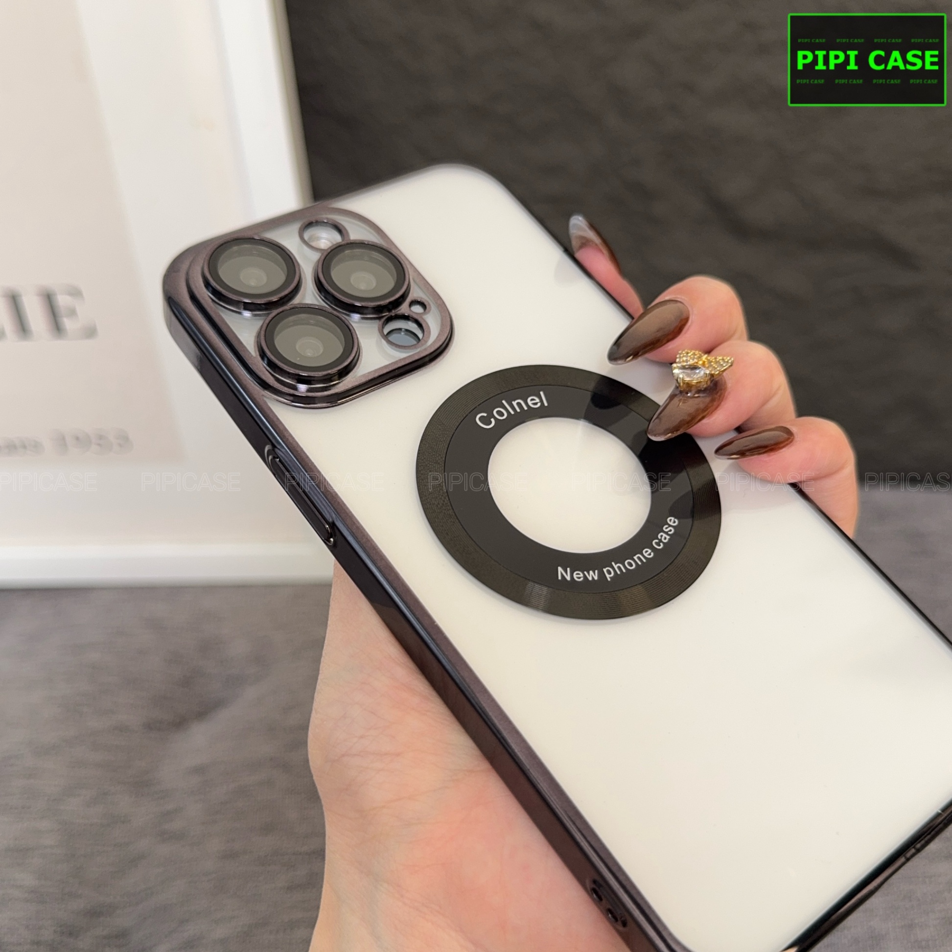 Ốp Lưng iPhone 15 Pro - Will - Đen