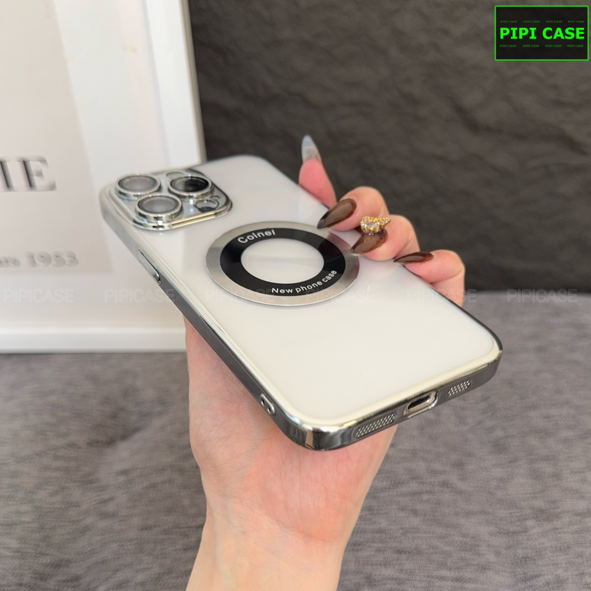 Ốp Lưng iPhone 15 Pro - Will - Bạc