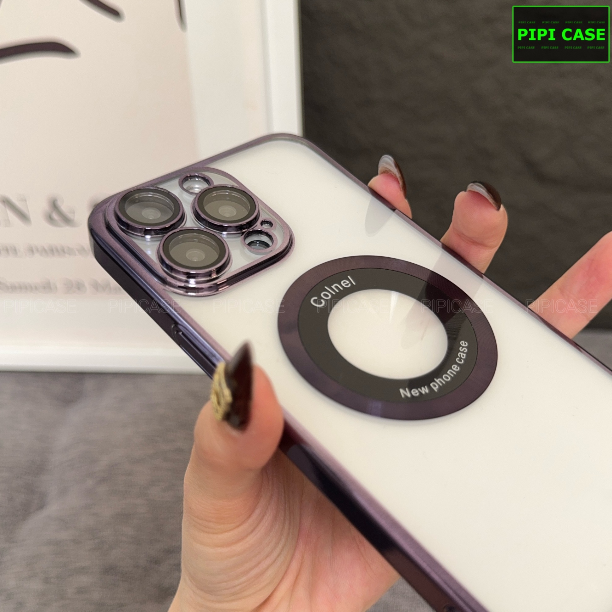 Ốp Lưng iPhone 15 Pro - Will - Tím
