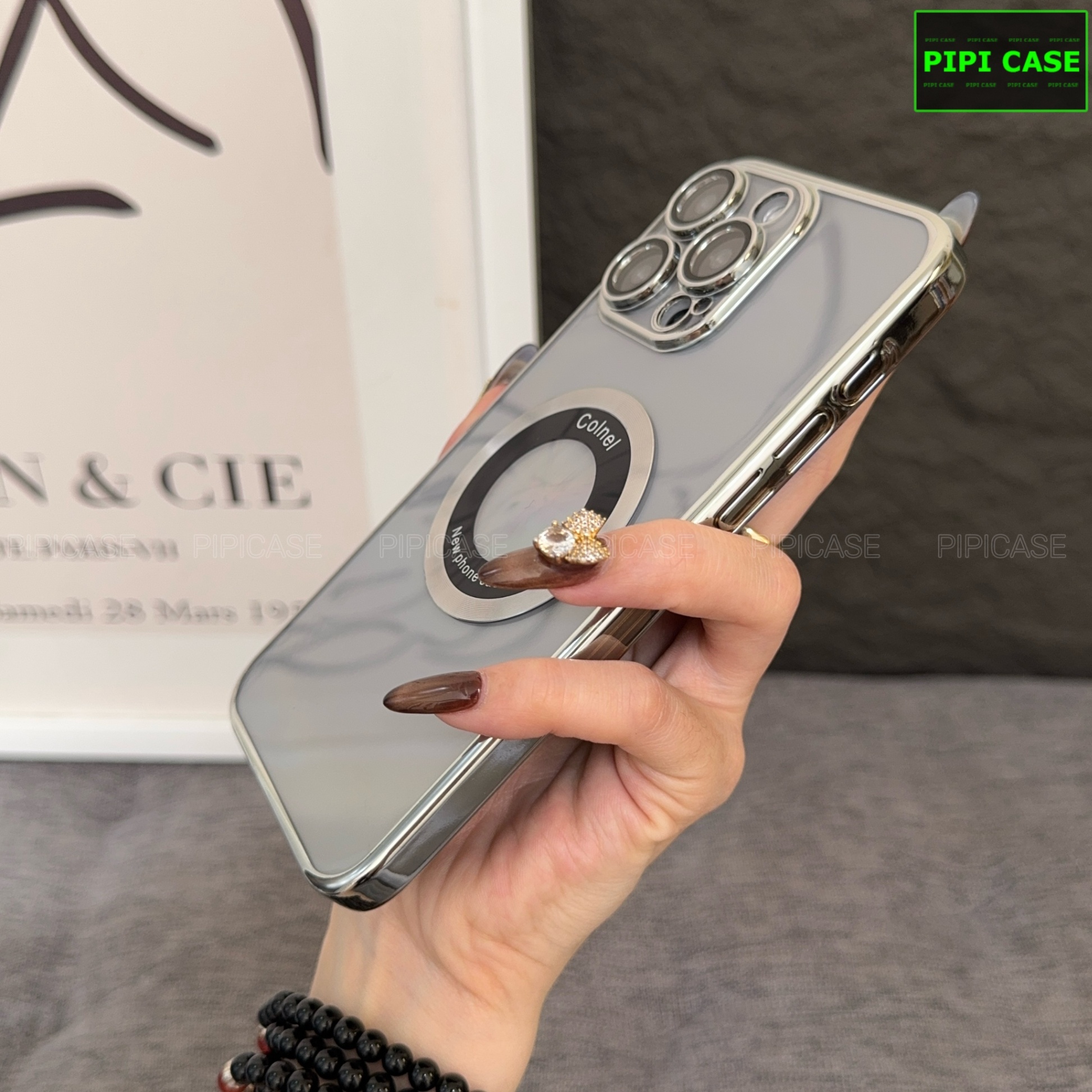 Ốp Lưng iPhone 15 Pro - Will - Bạc