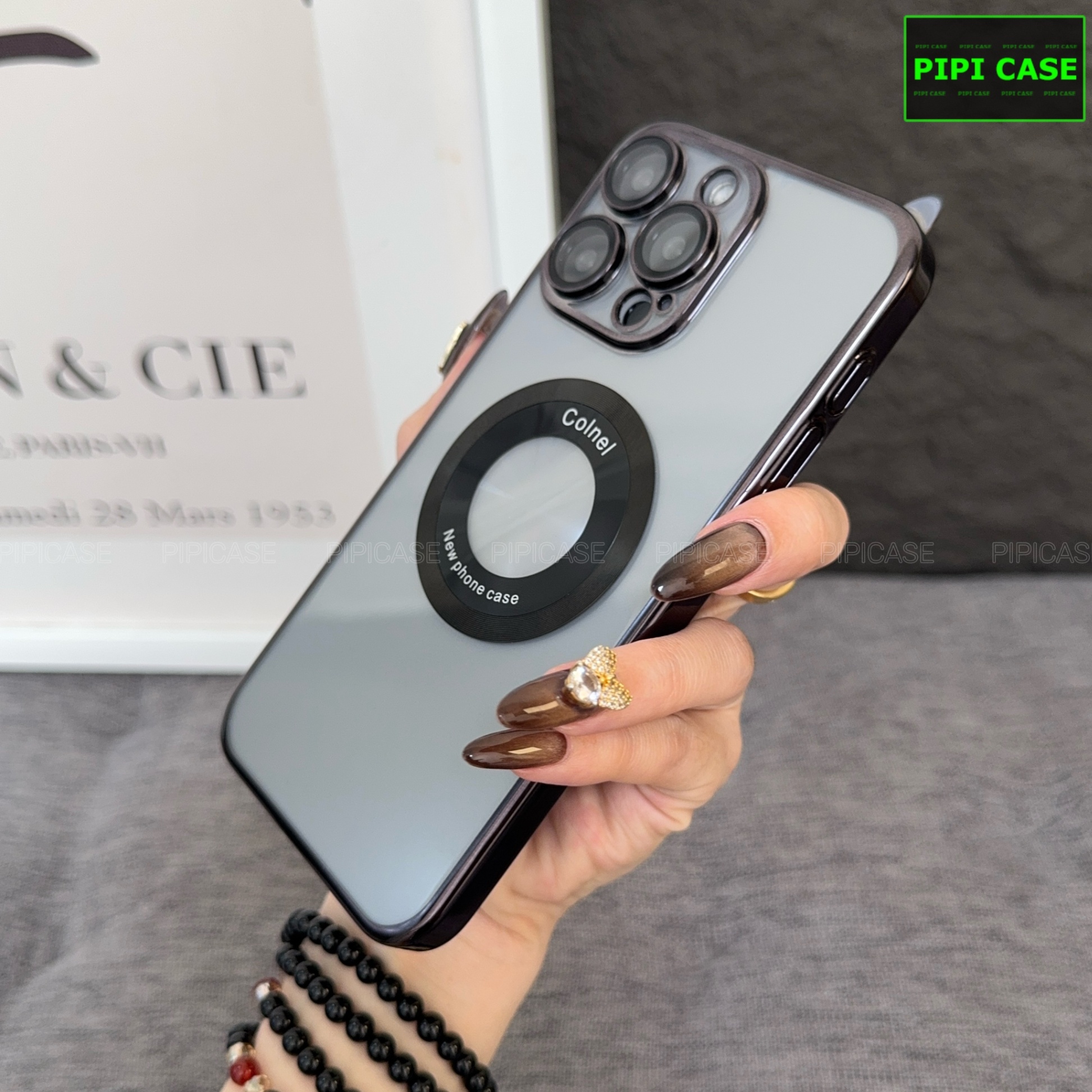 Ốp Lưng iPhone 15 Pro - Will - Đen