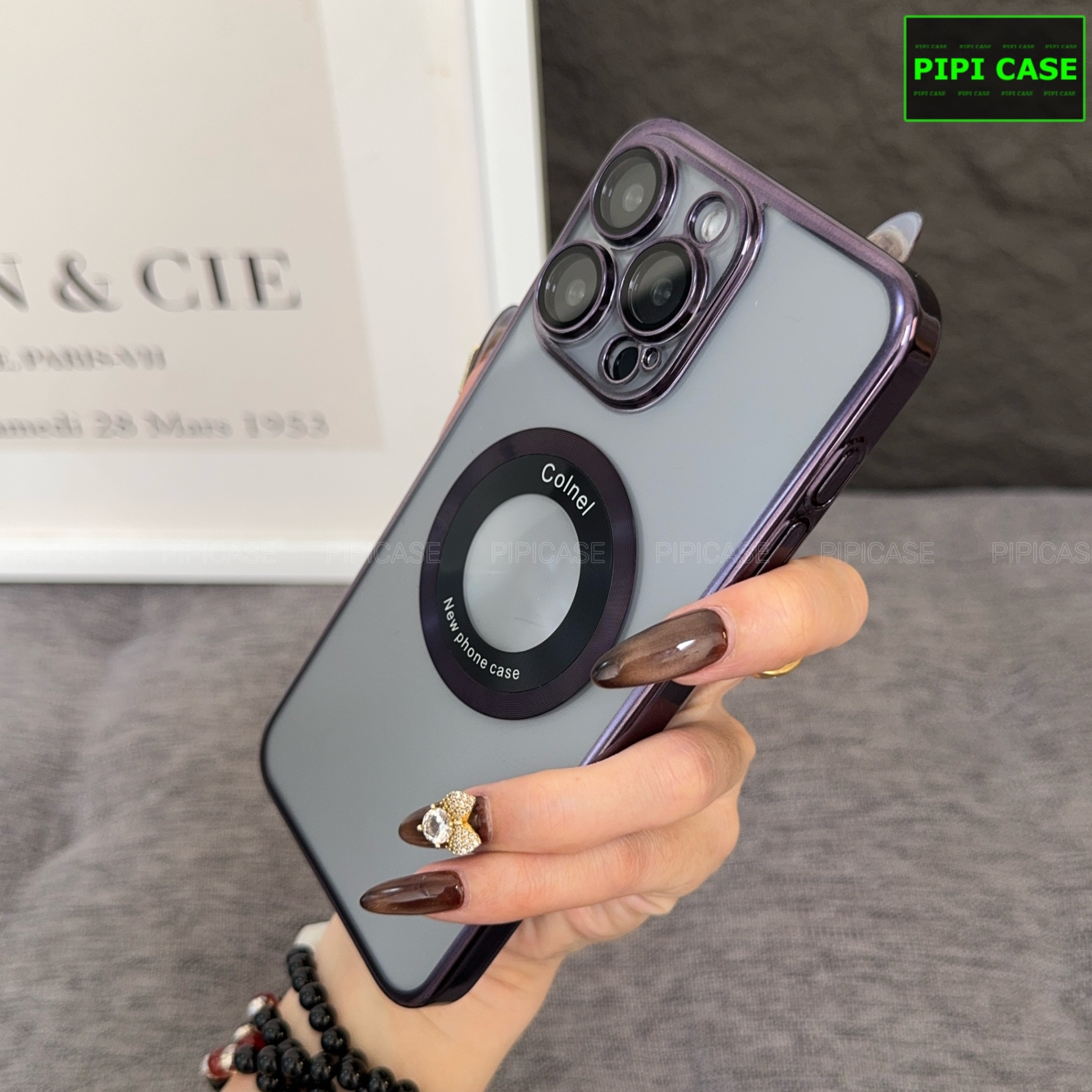 Ốp Lưng iPhone 15 Pro - Will - Tím