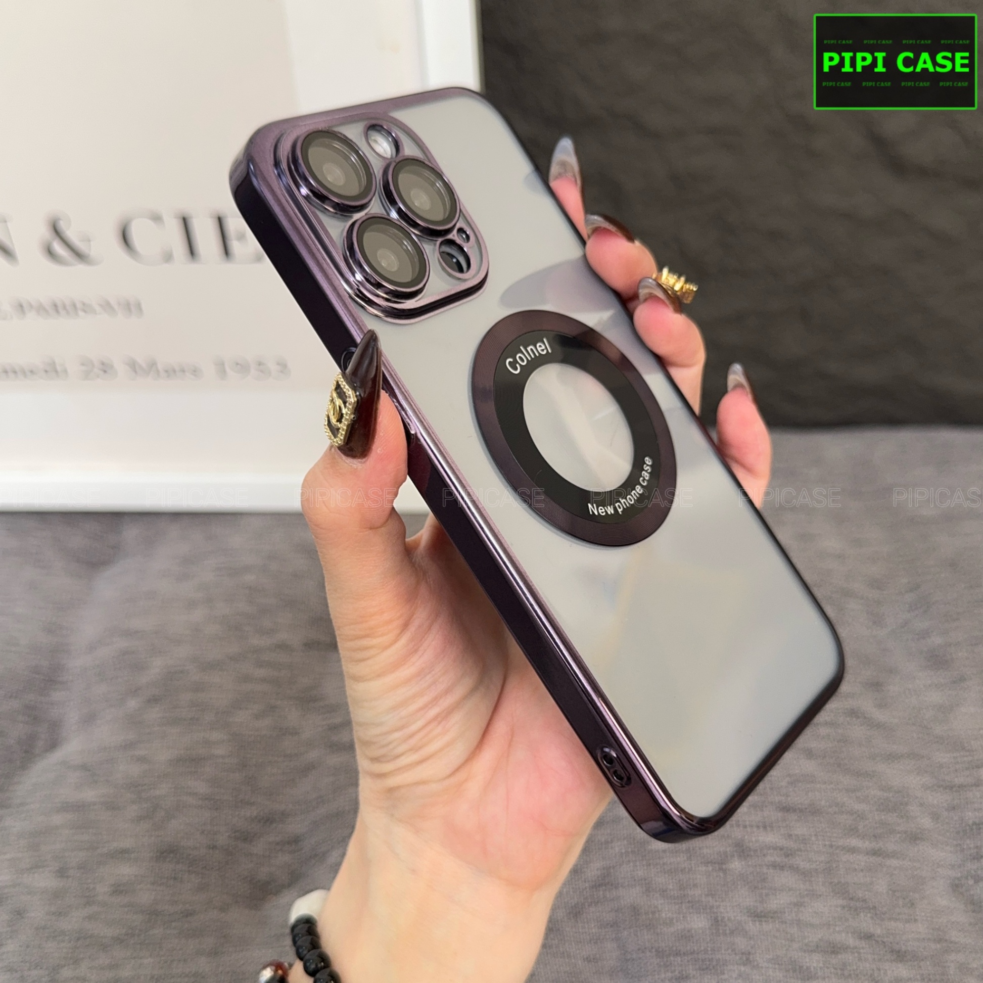 Ốp Lưng iPhone 15 Pro - Will - Tím