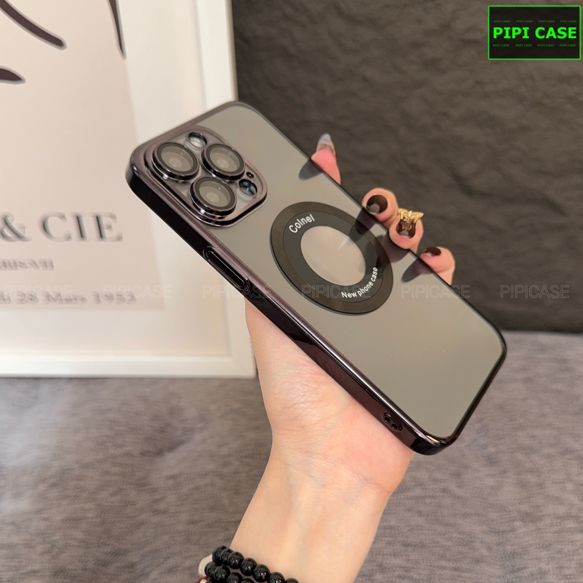 Ốp Lưng iPhone 15 Pro - Will - Đen