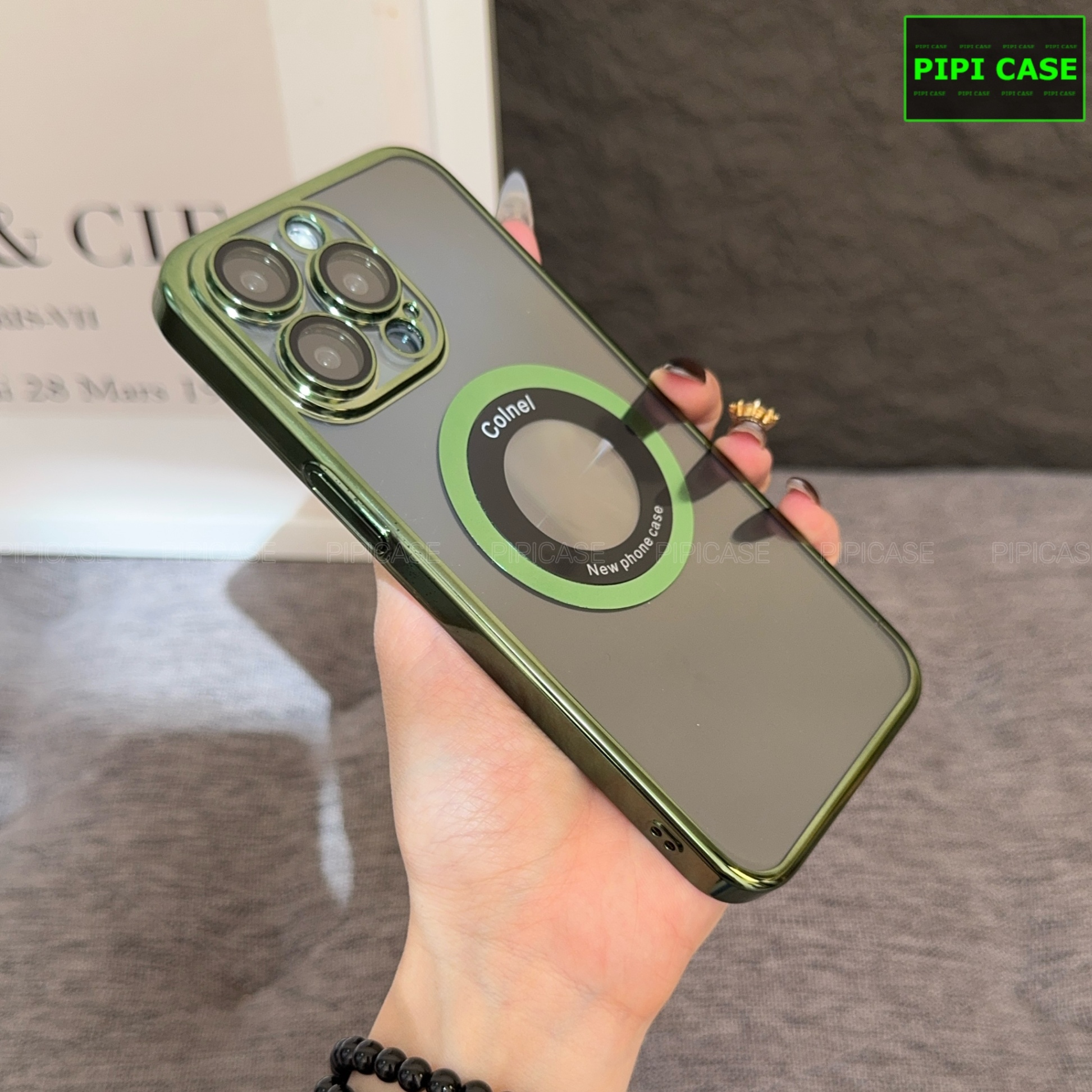 Ốp Lưng iPhone 15 Pro - Will - Xanh Lá