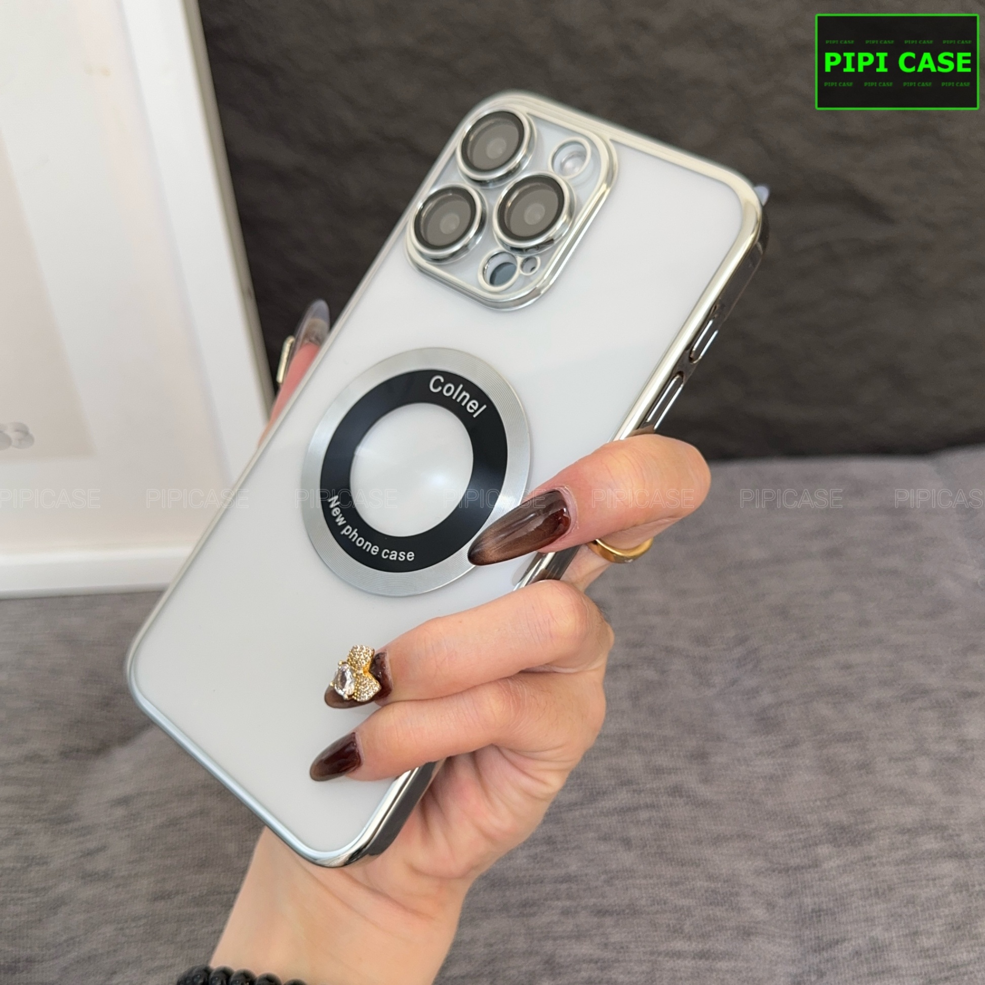 Ốp Lưng iPhone 15 Pro - Will - Bạc