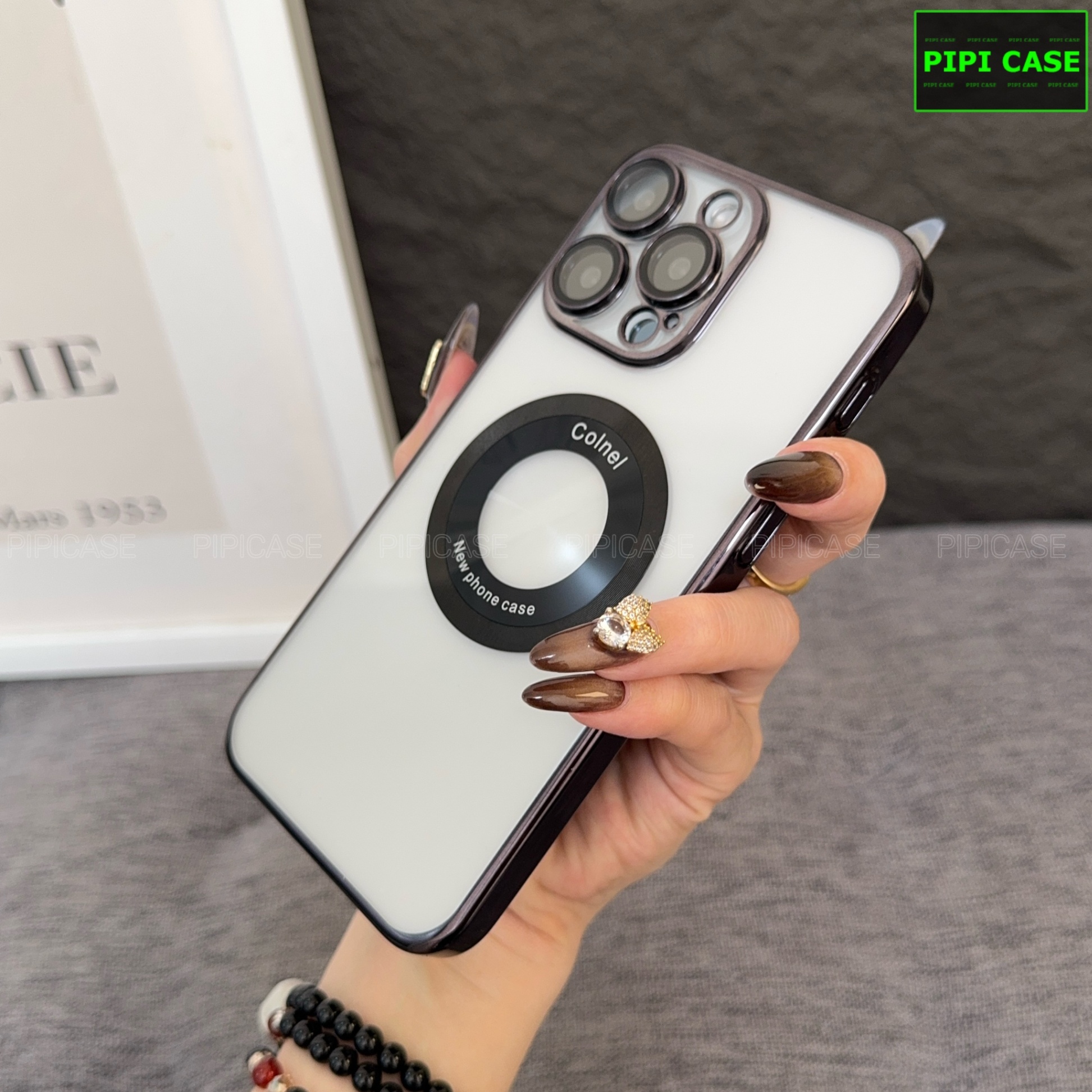 Ốp Lưng iPhone 15 Pro - Will - Đen