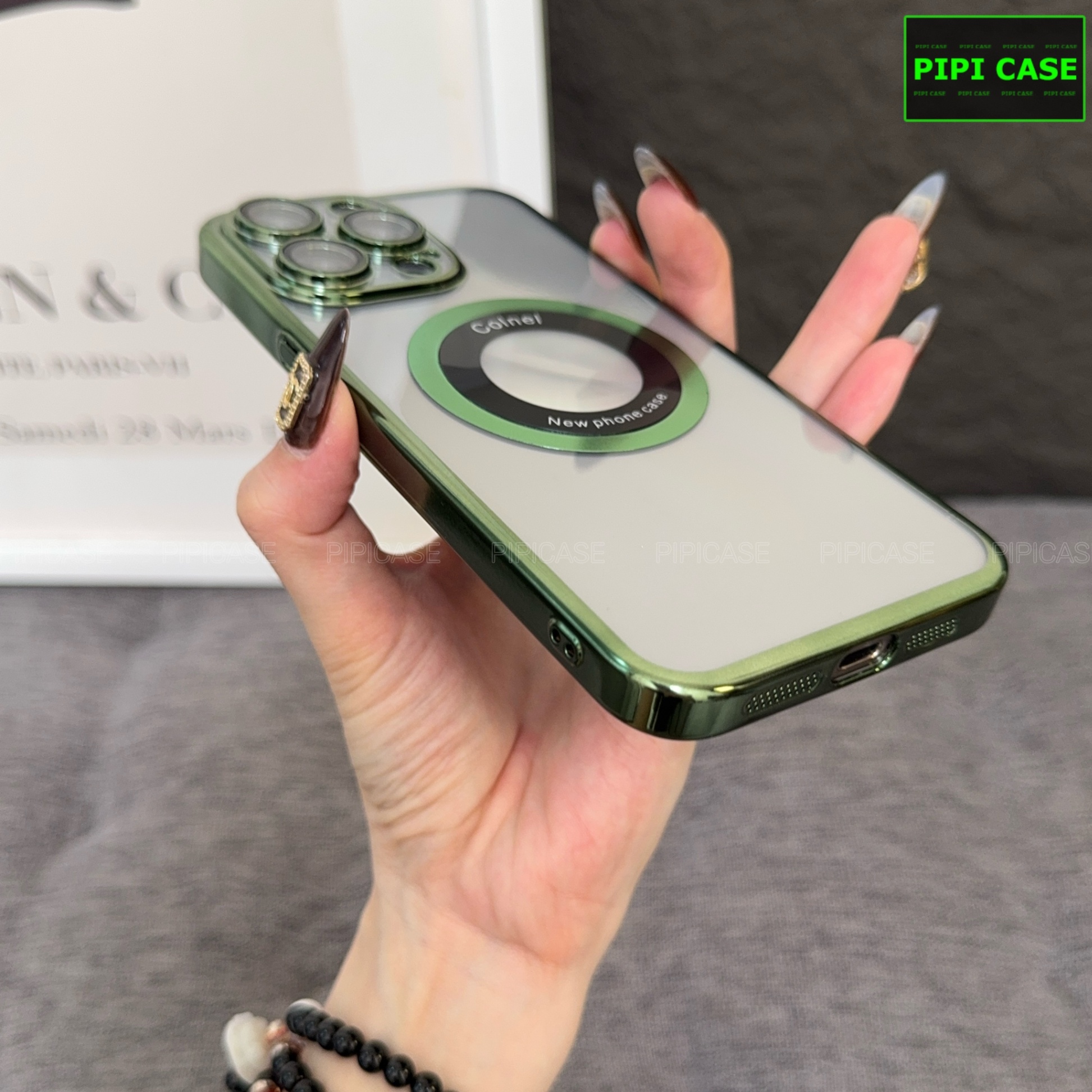 Ốp Lưng iPhone 15 Pro - Will - Xanh Lá