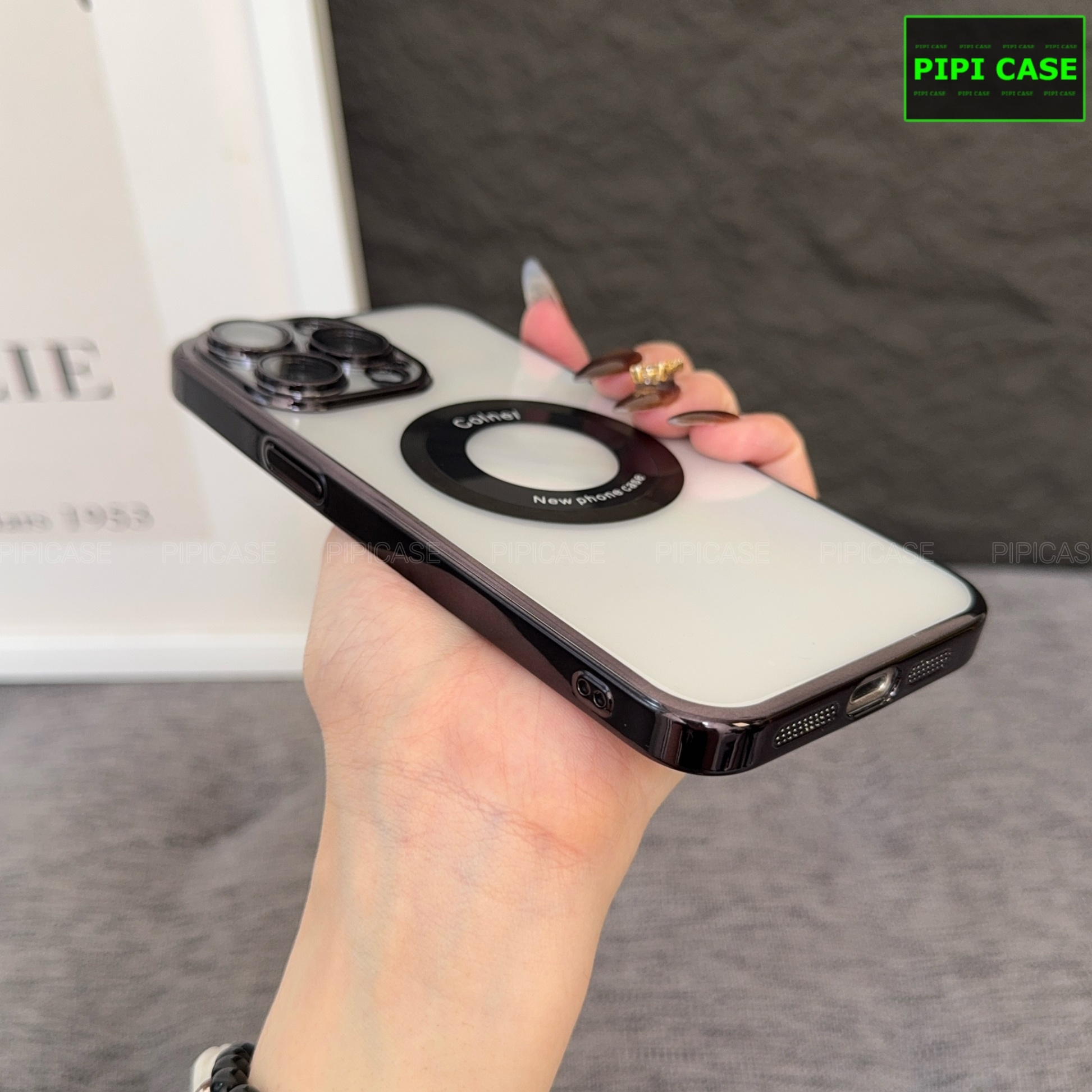 Ốp Lưng iPhone 15 Pro - Will - Đen