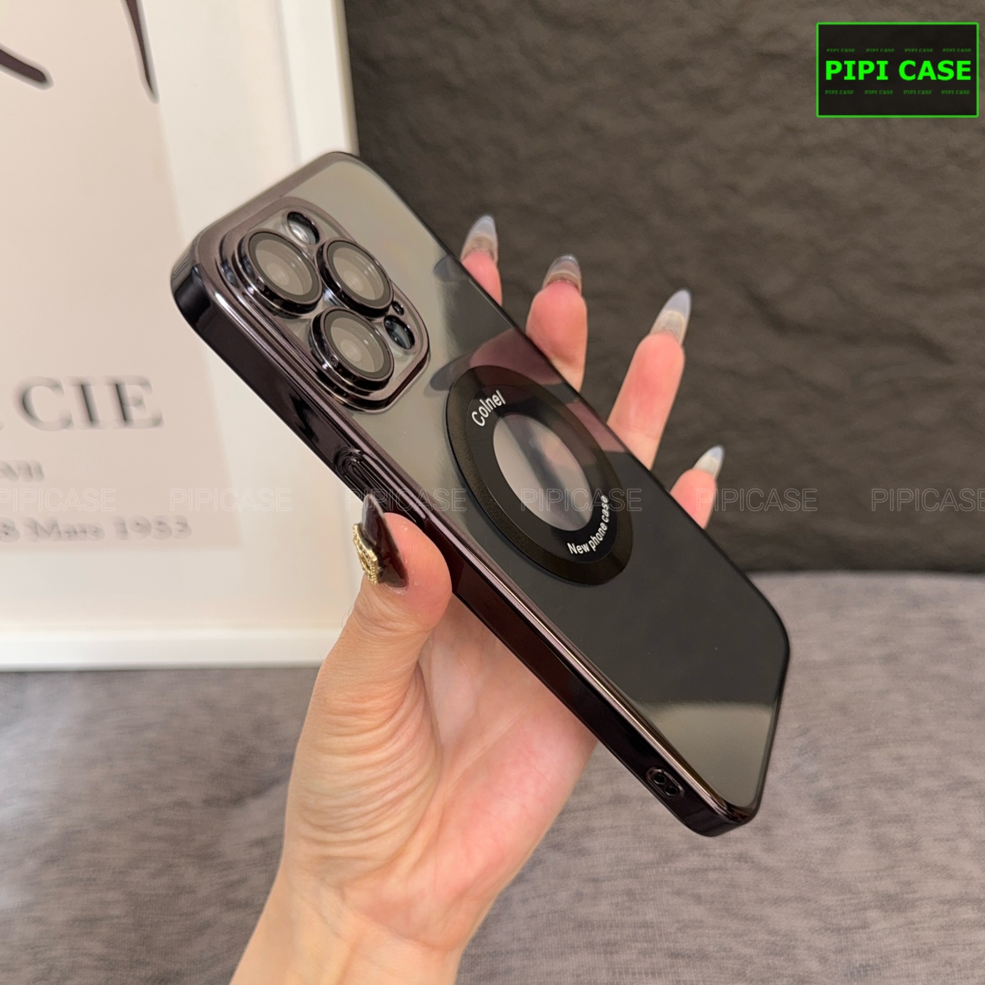 Ốp Lưng iPhone 15 Pro - Will - Đen