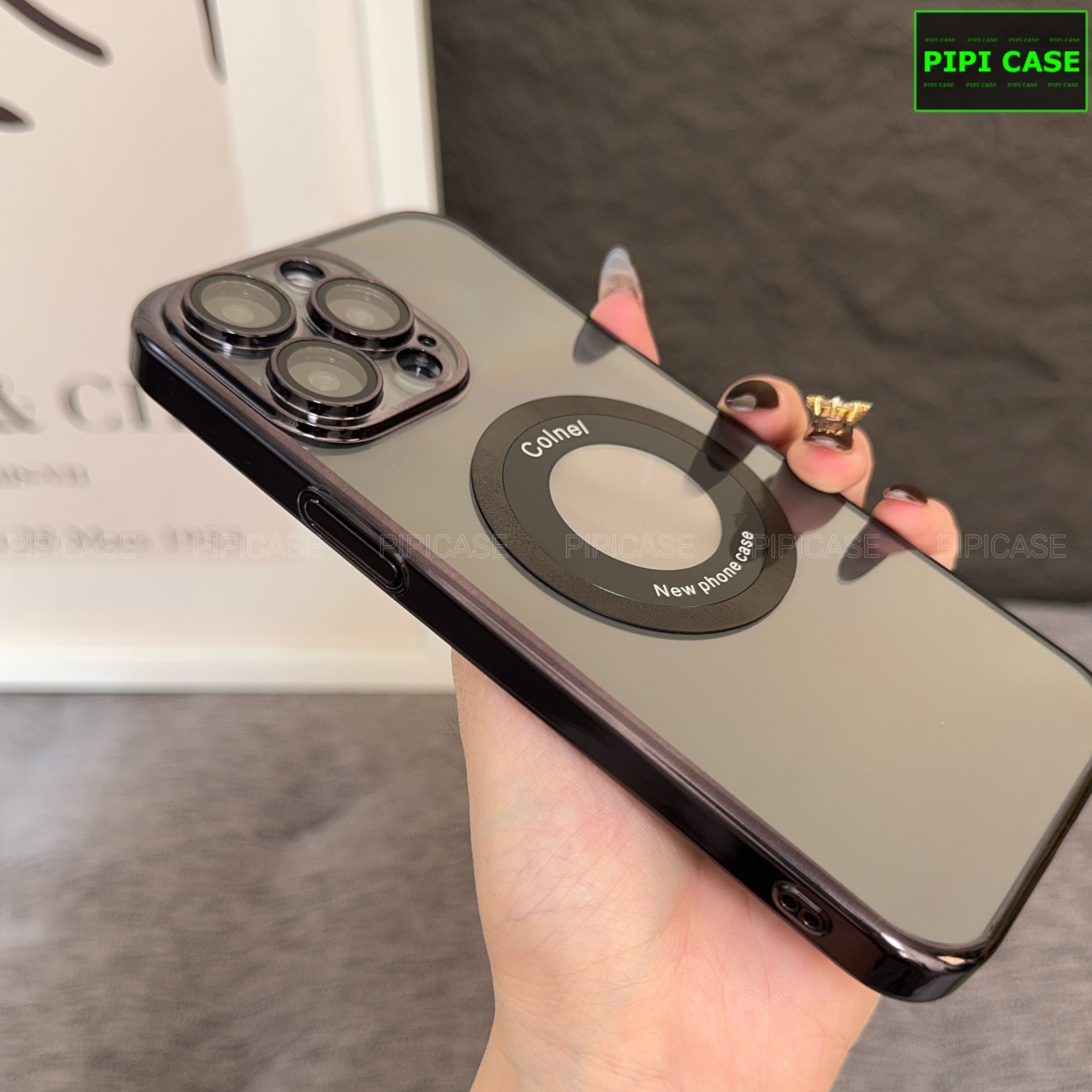 Ốp Lưng iPhone 15 Pro - Will - Đen