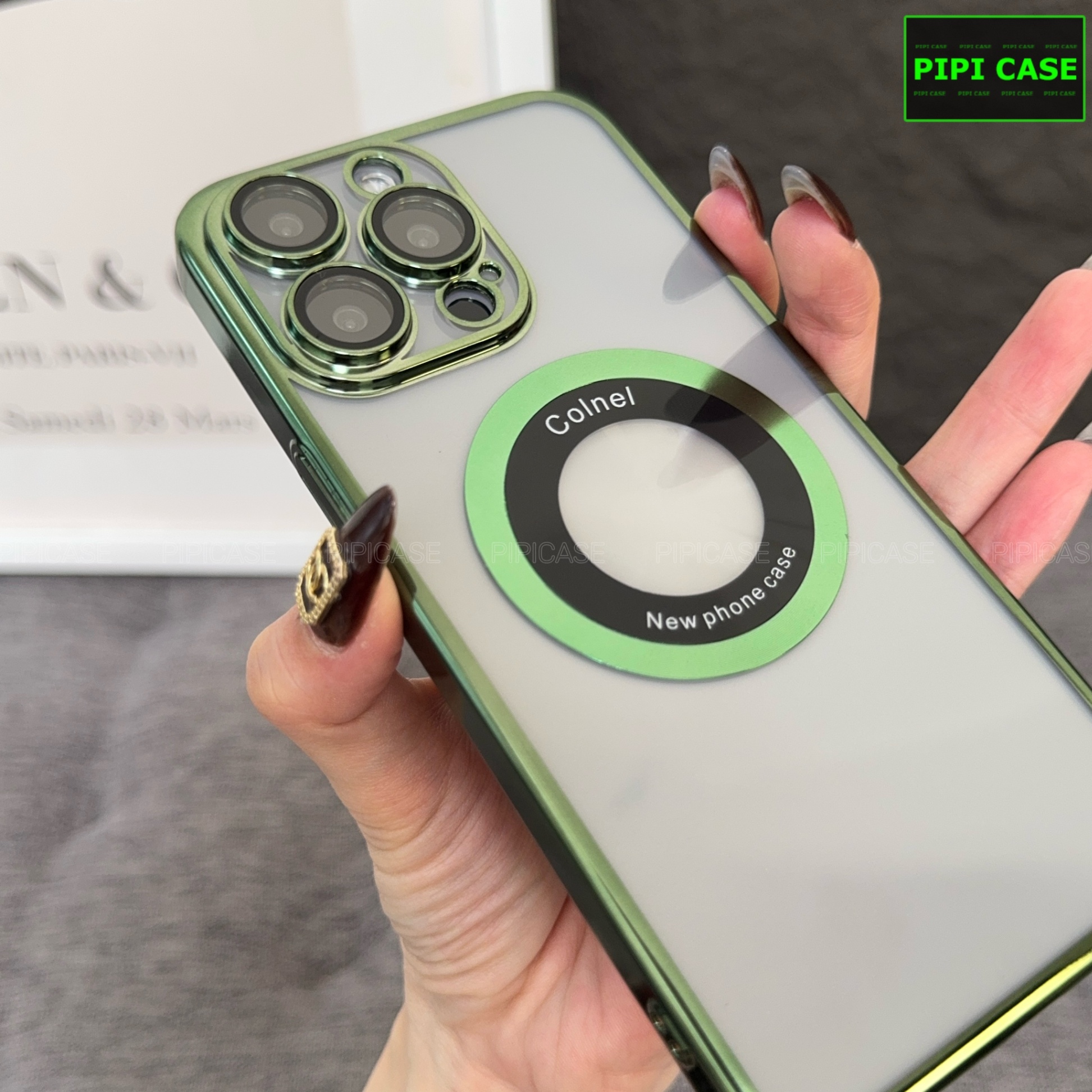 Ốp Lưng iPhone 15 Pro - Will - Xanh Lá