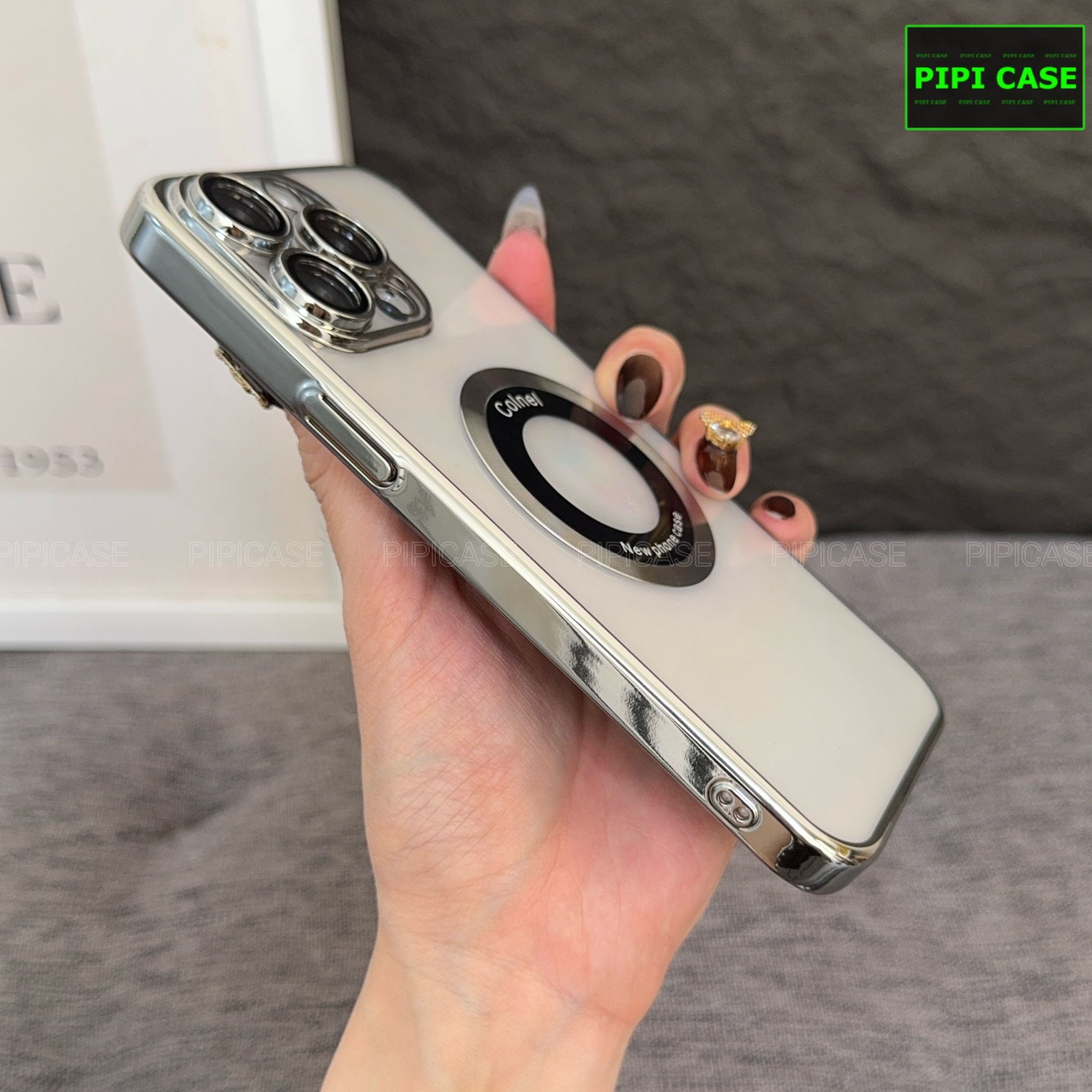 Ốp Lưng iPhone 15 Pro - Will - Bạc