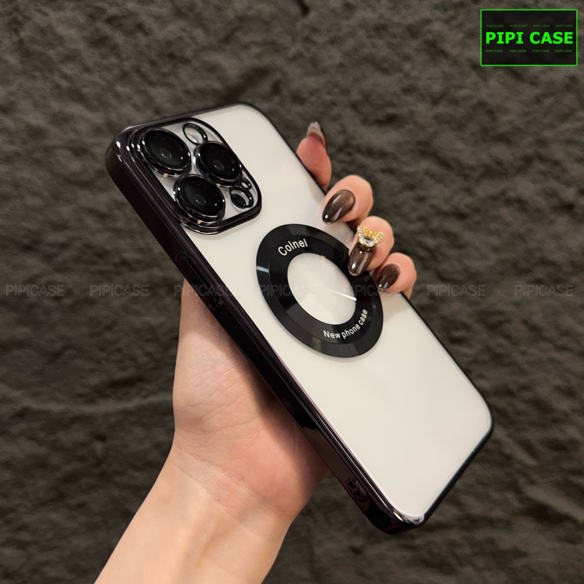 Ốp Lưng iPhone 15 Pro Max - Will - Đen