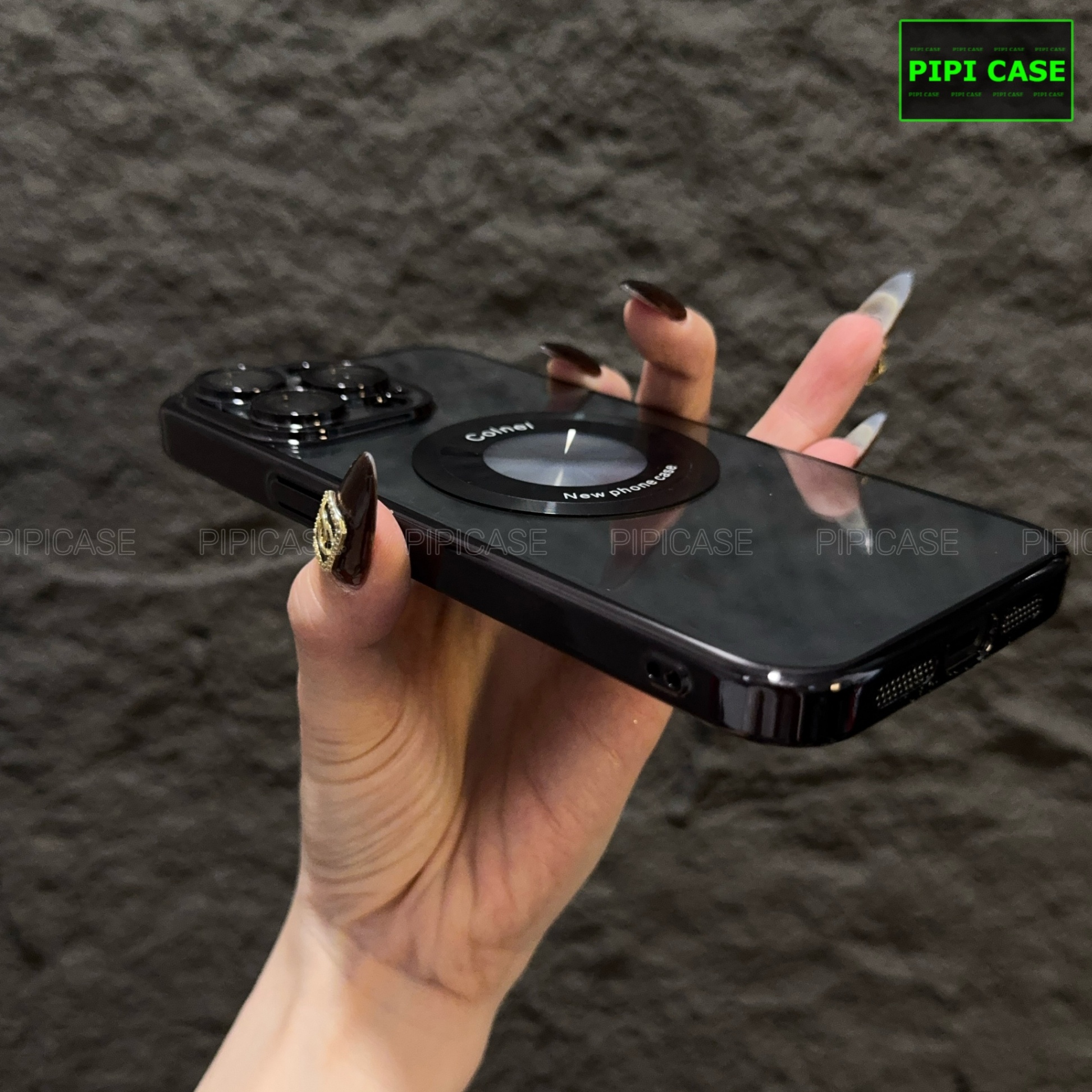 Ốp Lưng iPhone 15 Pro Max - Will - Đen