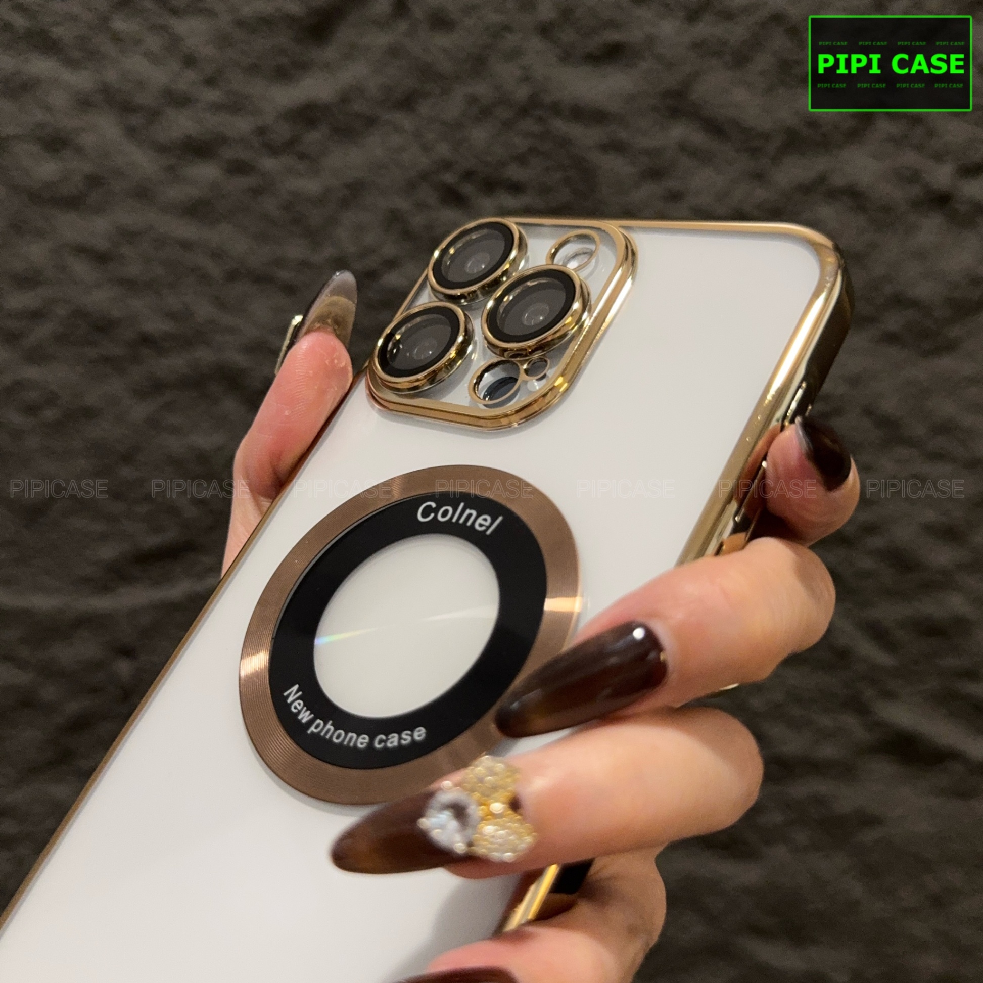 Ốp Lưng iPhone 15 Pro Max - Will - Vàng