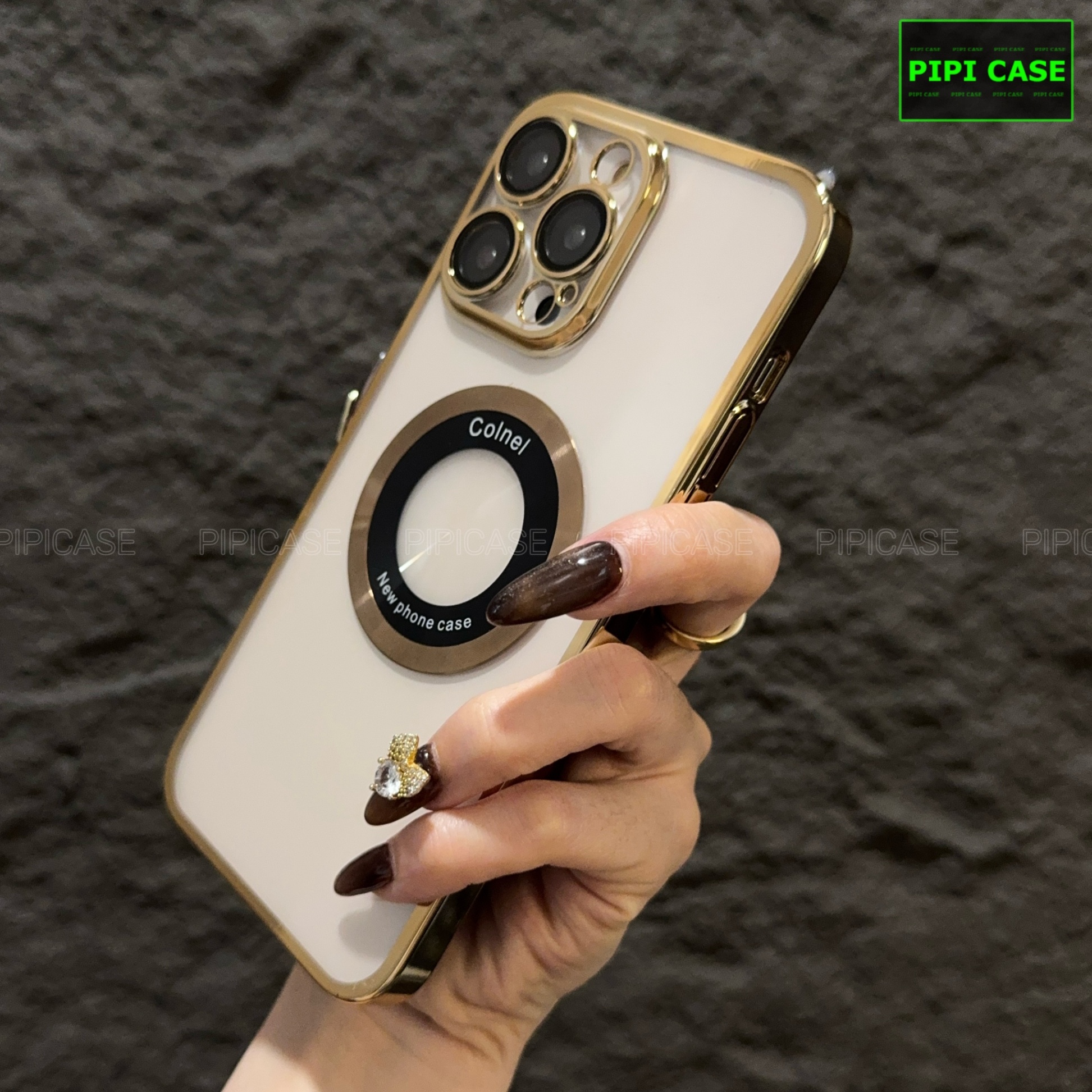 Ốp Lưng iPhone 15 Pro Max - Will - Vàng