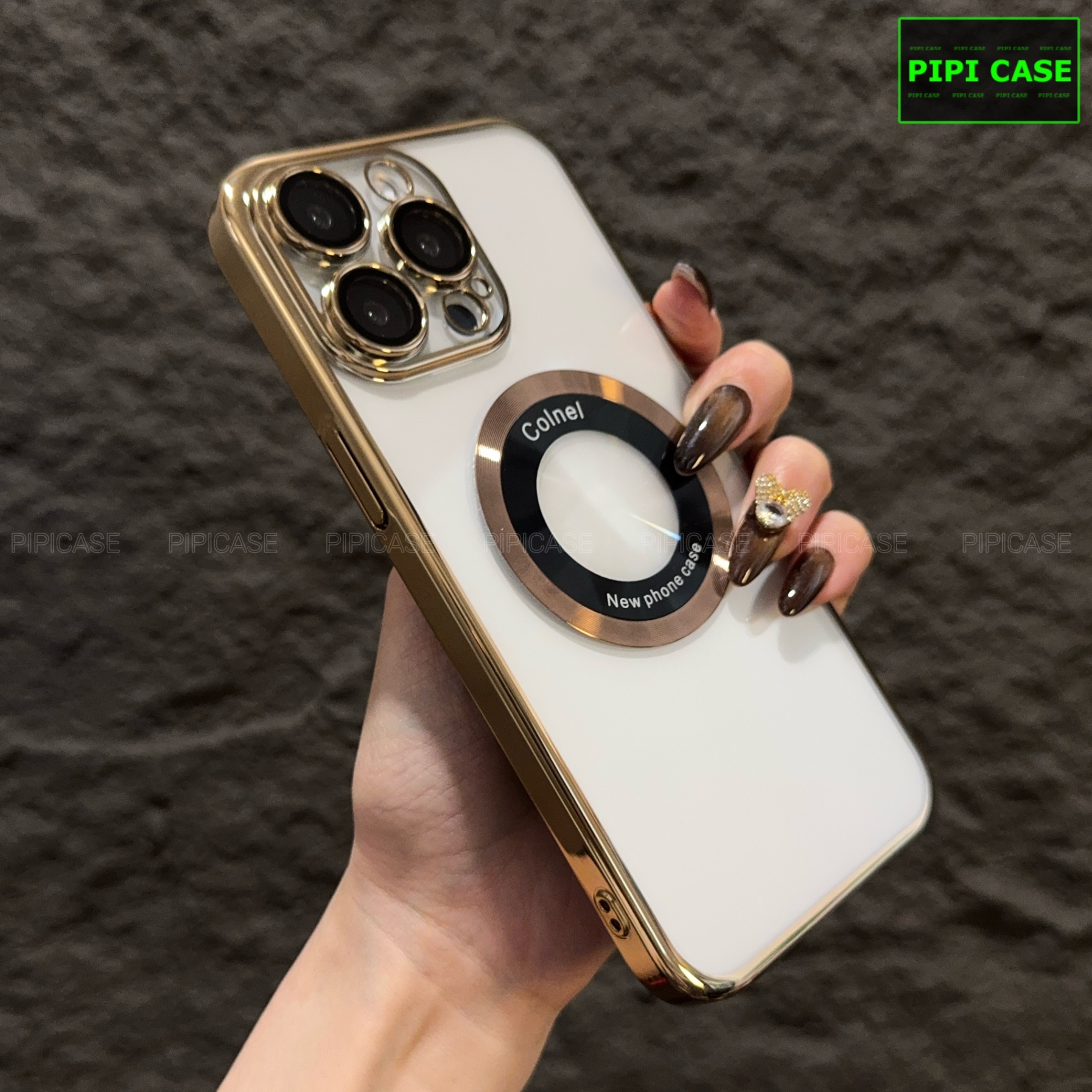 Ốp Lưng iPhone 15 Pro Max - Will - Vàng