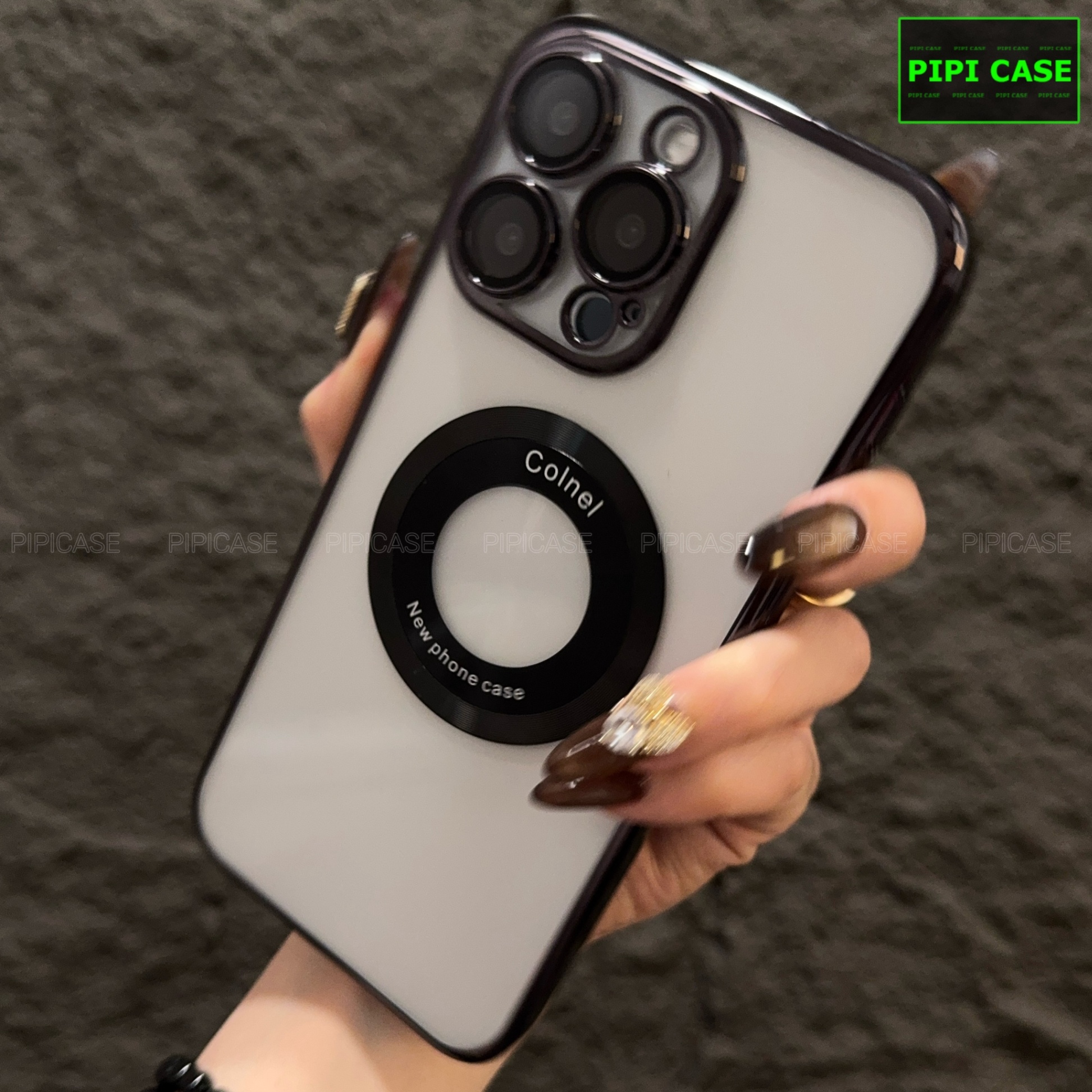 Ốp Lưng iPhone 15 Pro Max - Will - Đen