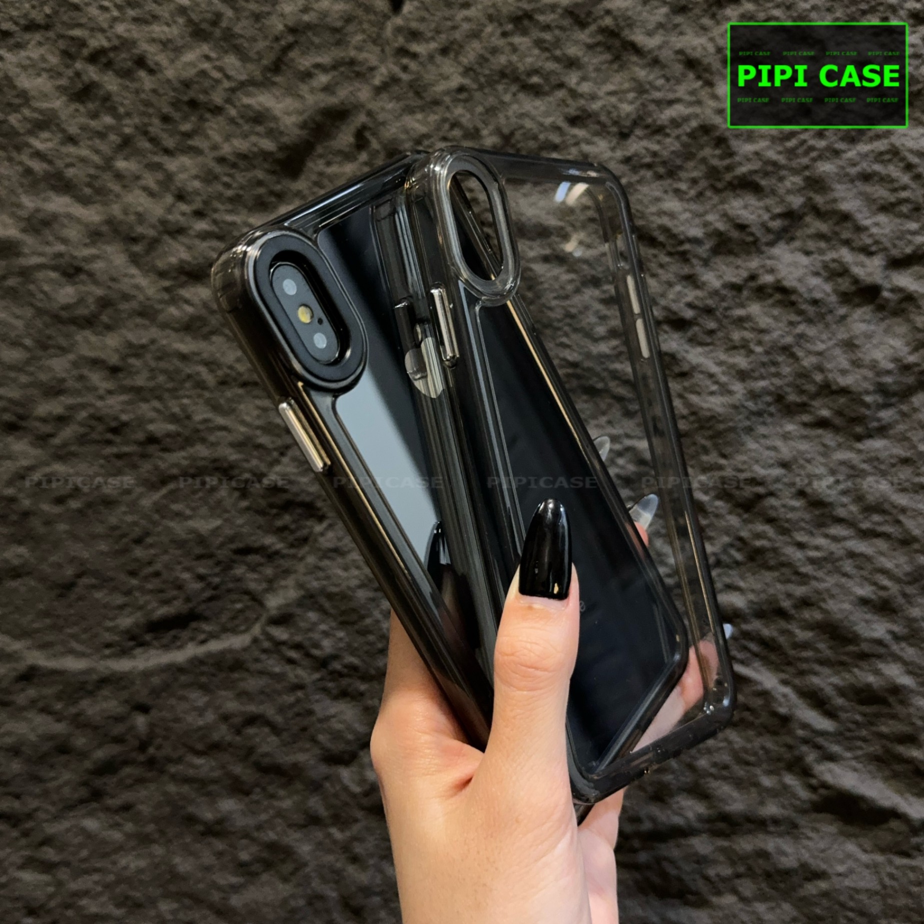Ốp Lưng iPhone XS Max - Full - Đen
