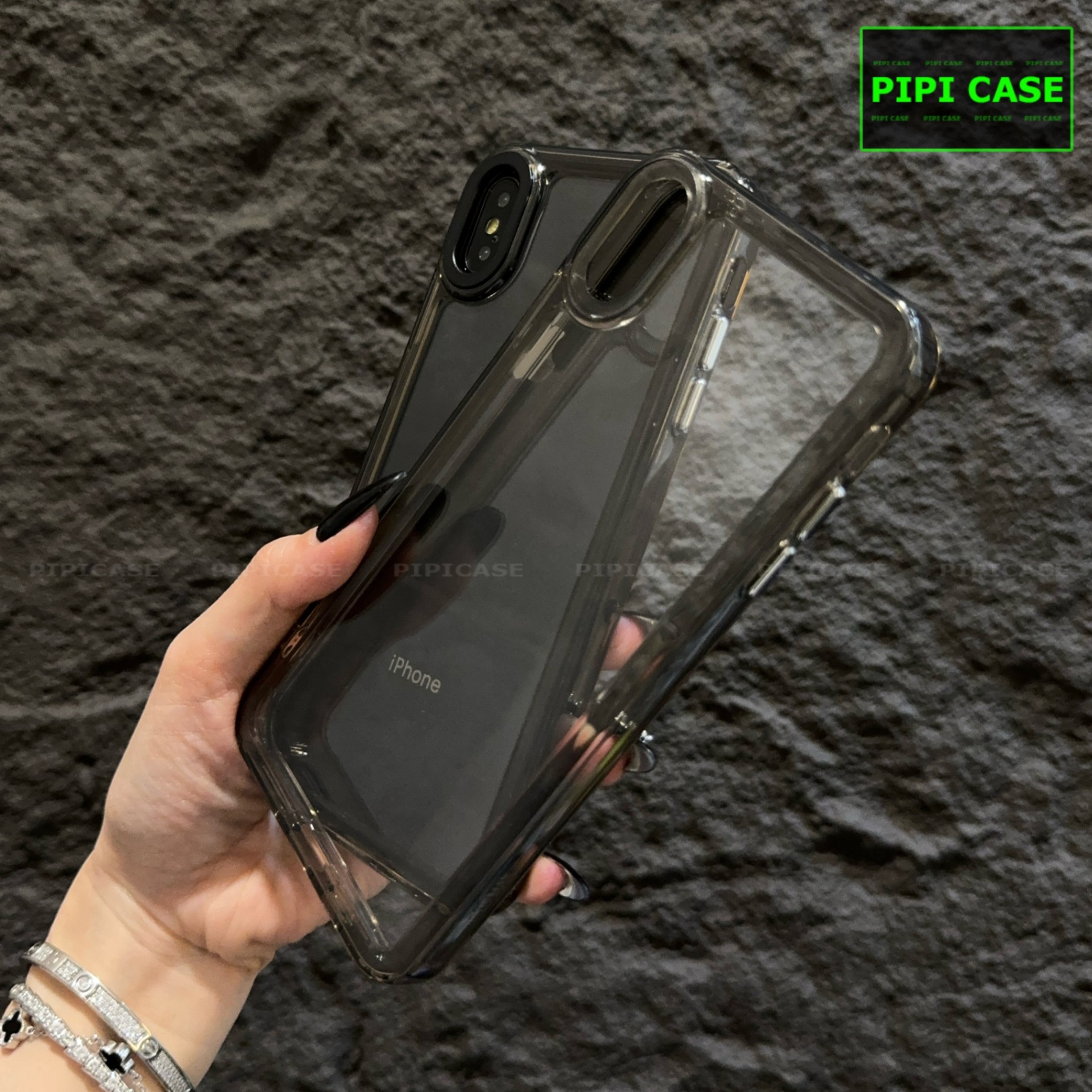 Ốp Lưng iPhone XS Max - Full - Đen