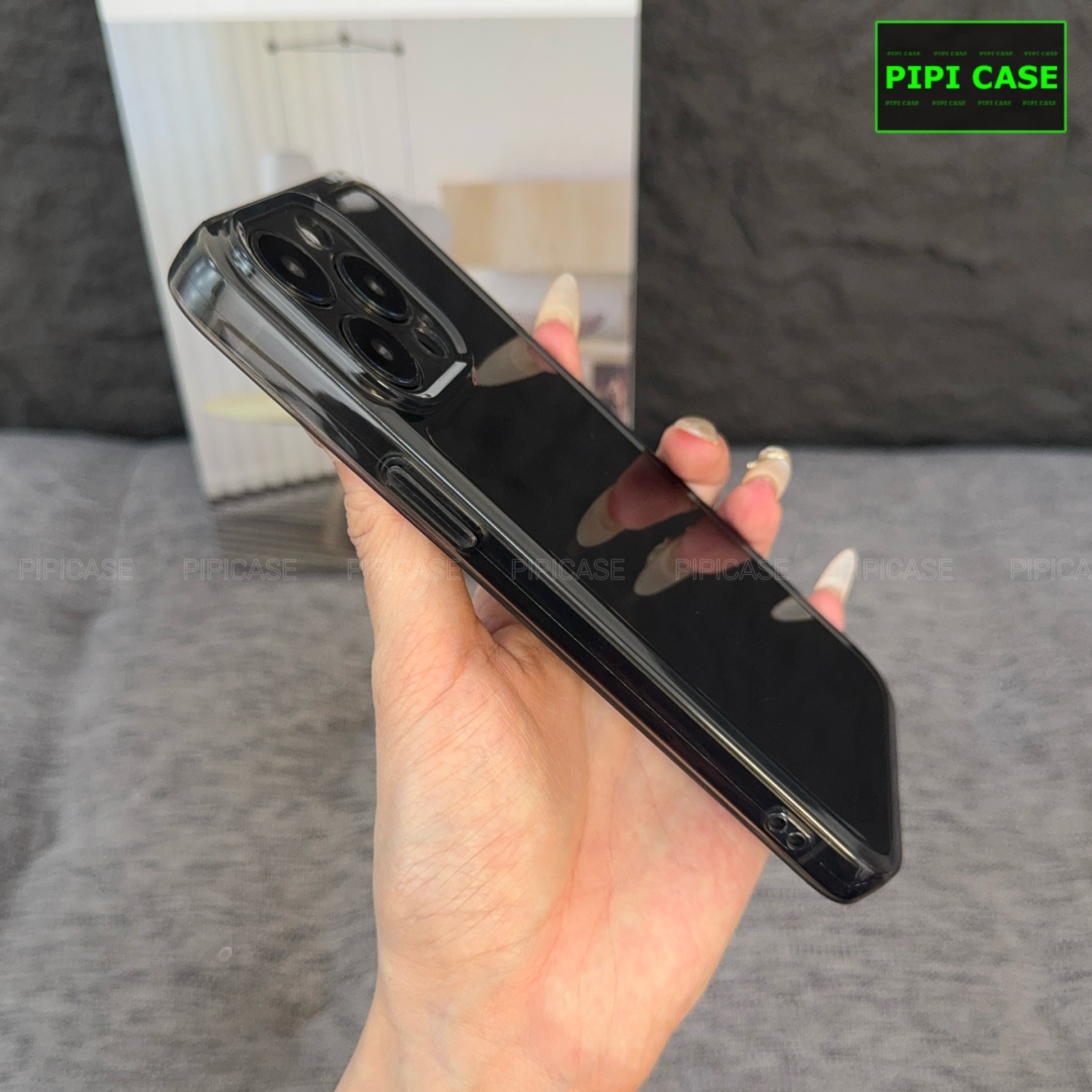 Ốp Lưng iPhone 15 Pro Max - Erick - Đen
