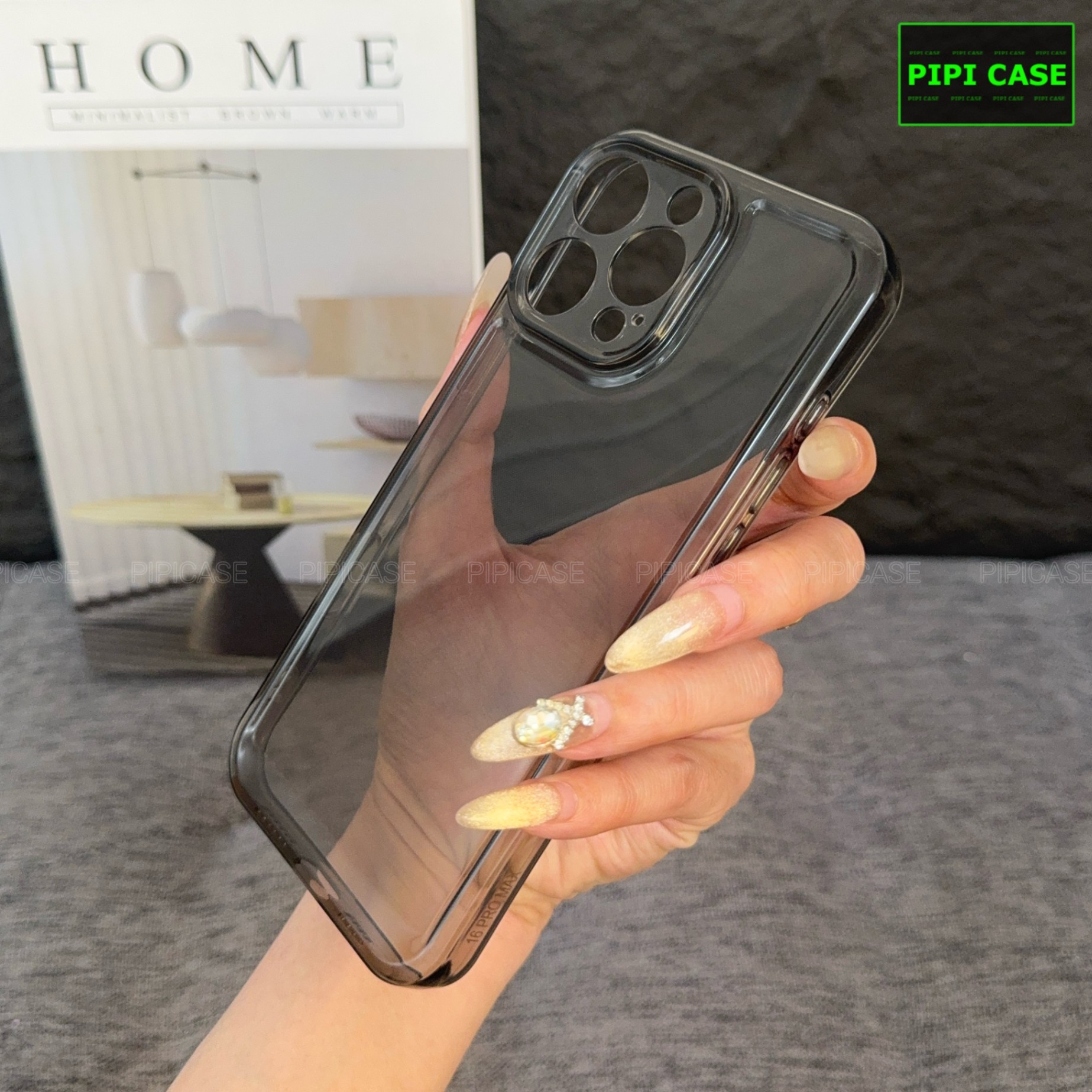 Ốp Lưng iPhone 16 Pro Max - Erick - Đen