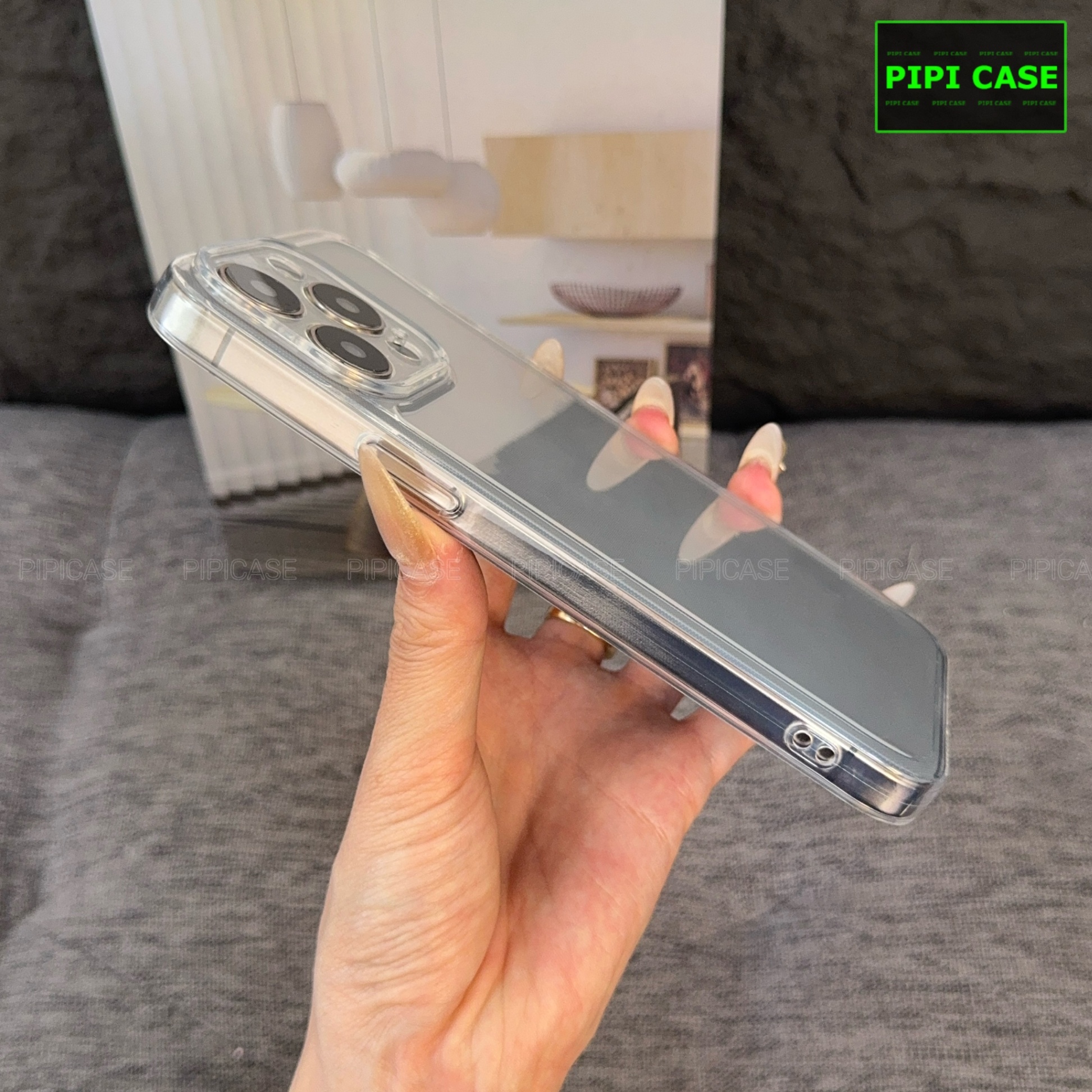Ốp Lưng iPhone 15 Pro Max - Erick - Trong Suốt
