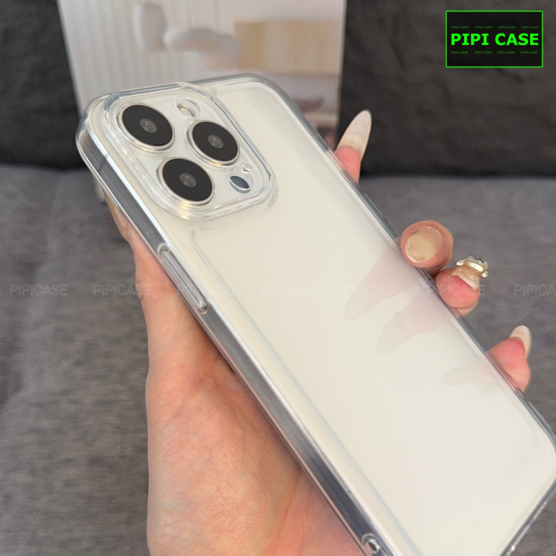 Ốp Lưng iPhone 15 Pro Max - Erick - Trong Suốt