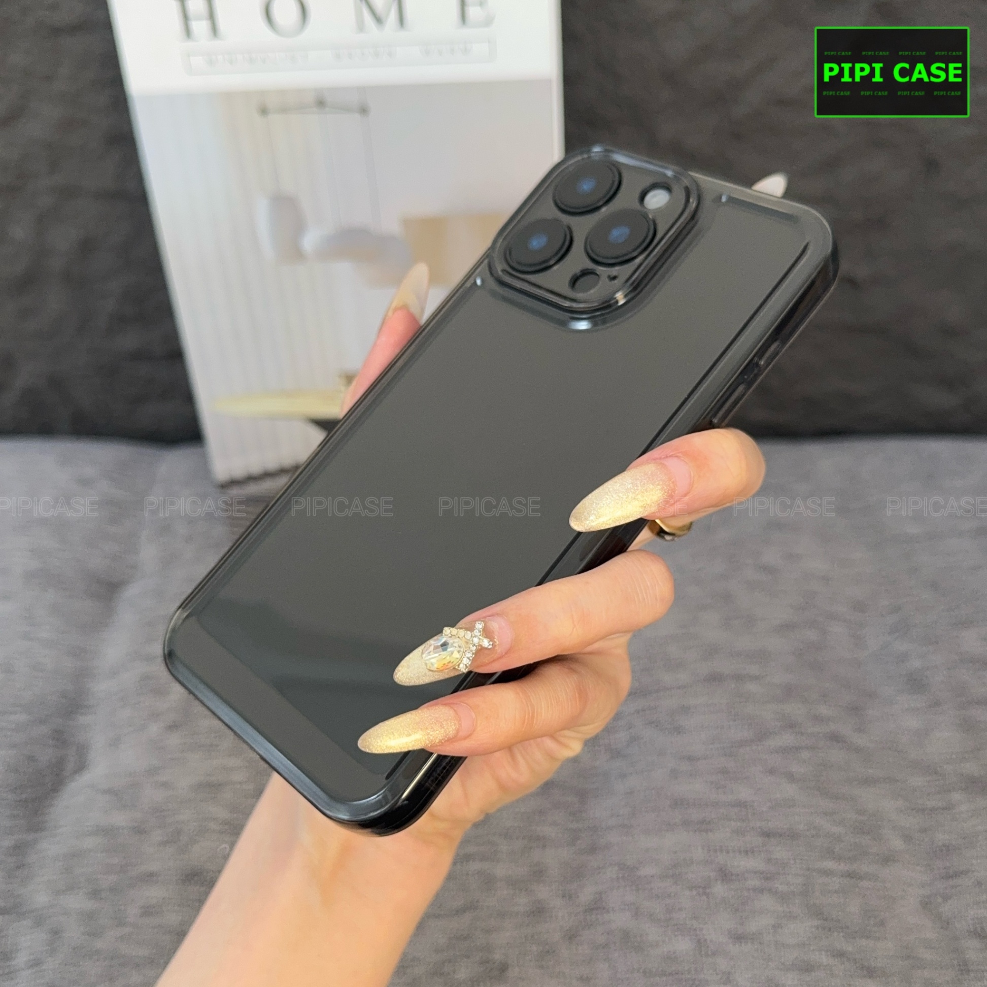 Ốp Lưng iPhone 15 Pro Max - Erick - Đen
