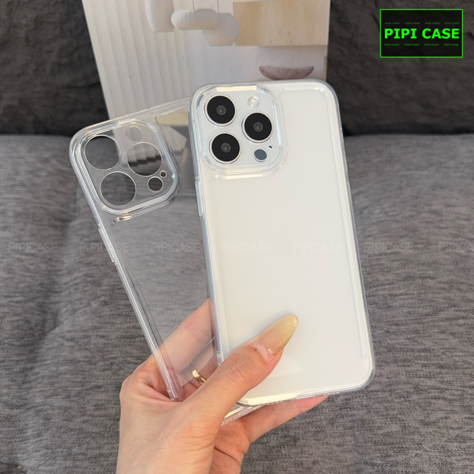 Ốp Lưng iPhone 15 Pro Max - Erick - Trong Suốt