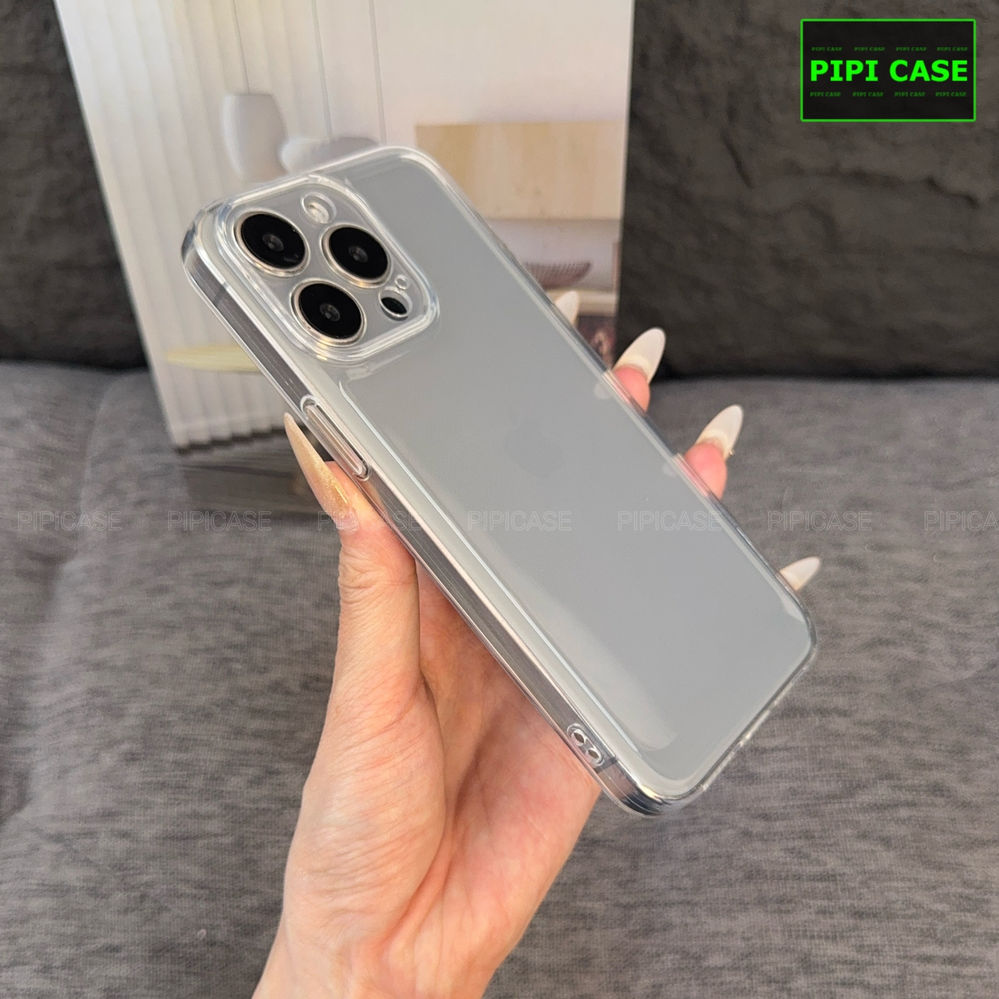 Ốp Lưng iPhone 15 Pro Max - Erick - Trong Suốt