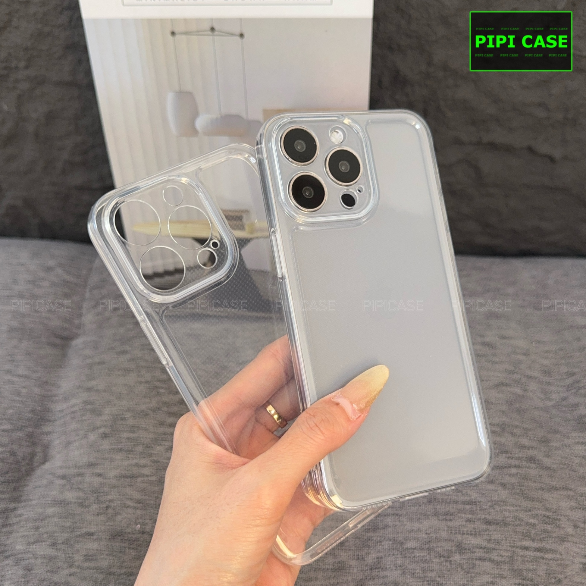 Ốp Lưng iPhone 15 Pro Max - Erick - Trong Suốt