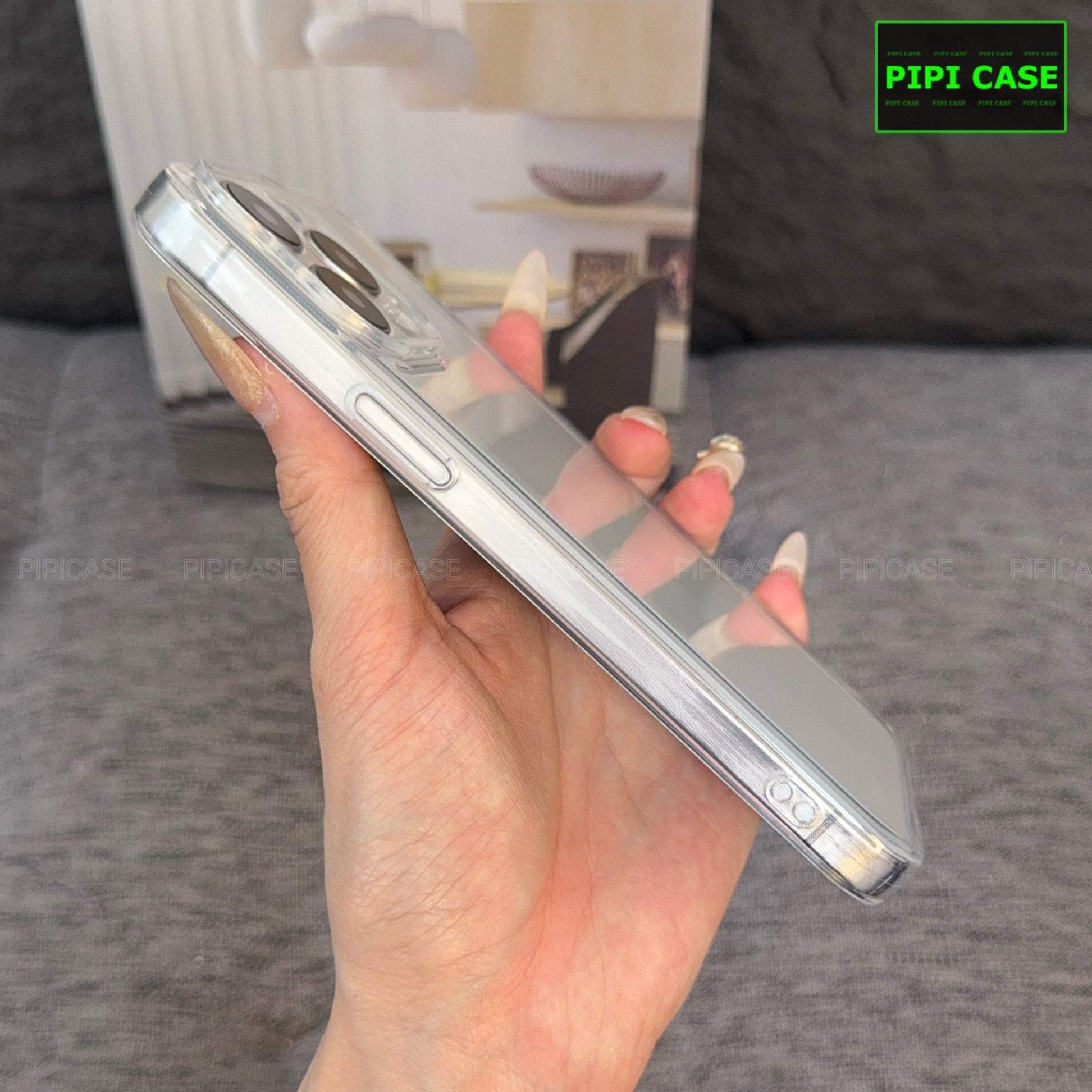 Ốp Lưng iPhone 15 Pro Max - Erick - Trong Suốt