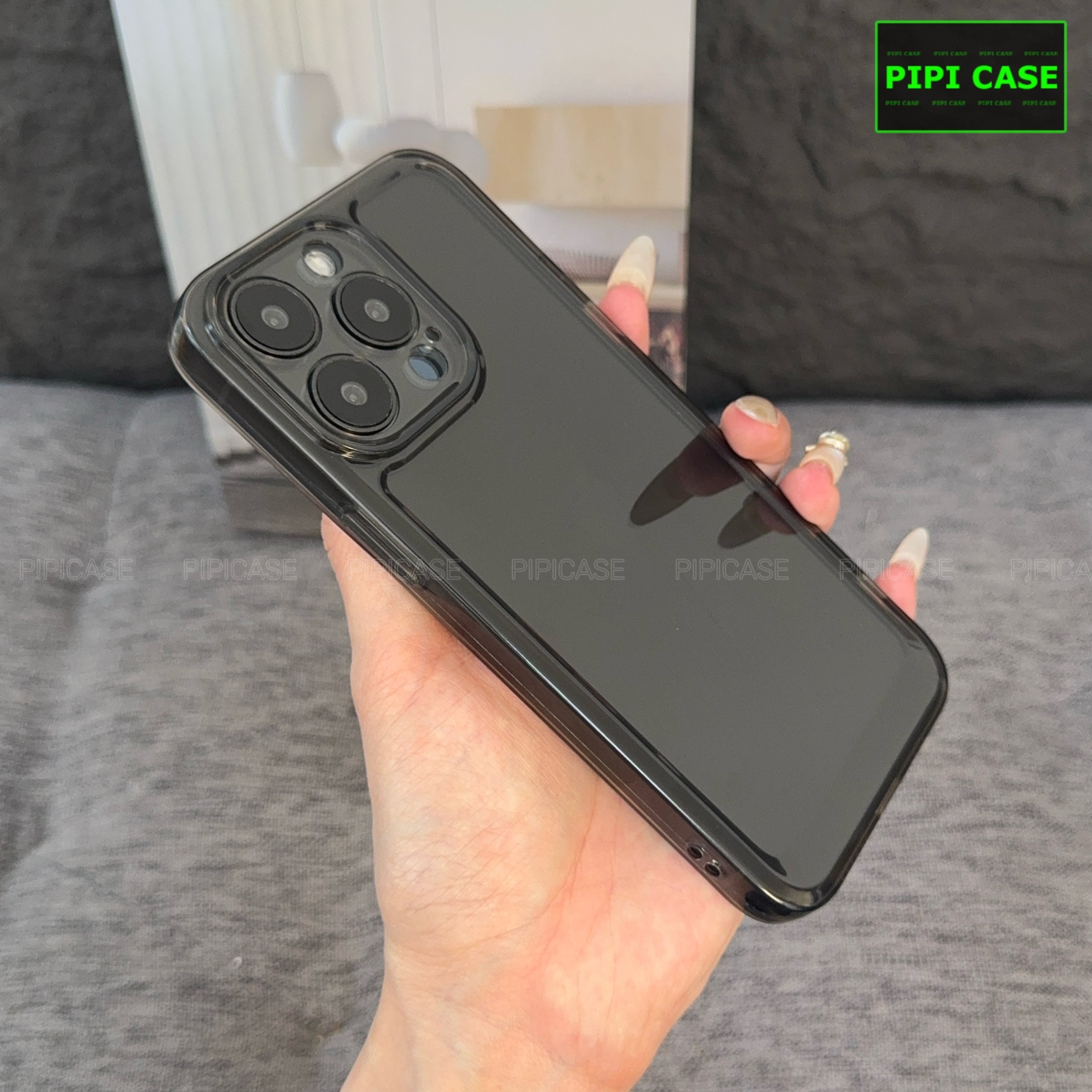 Ốp Lưng iPhone 15 Pro Max - Erick - Đen