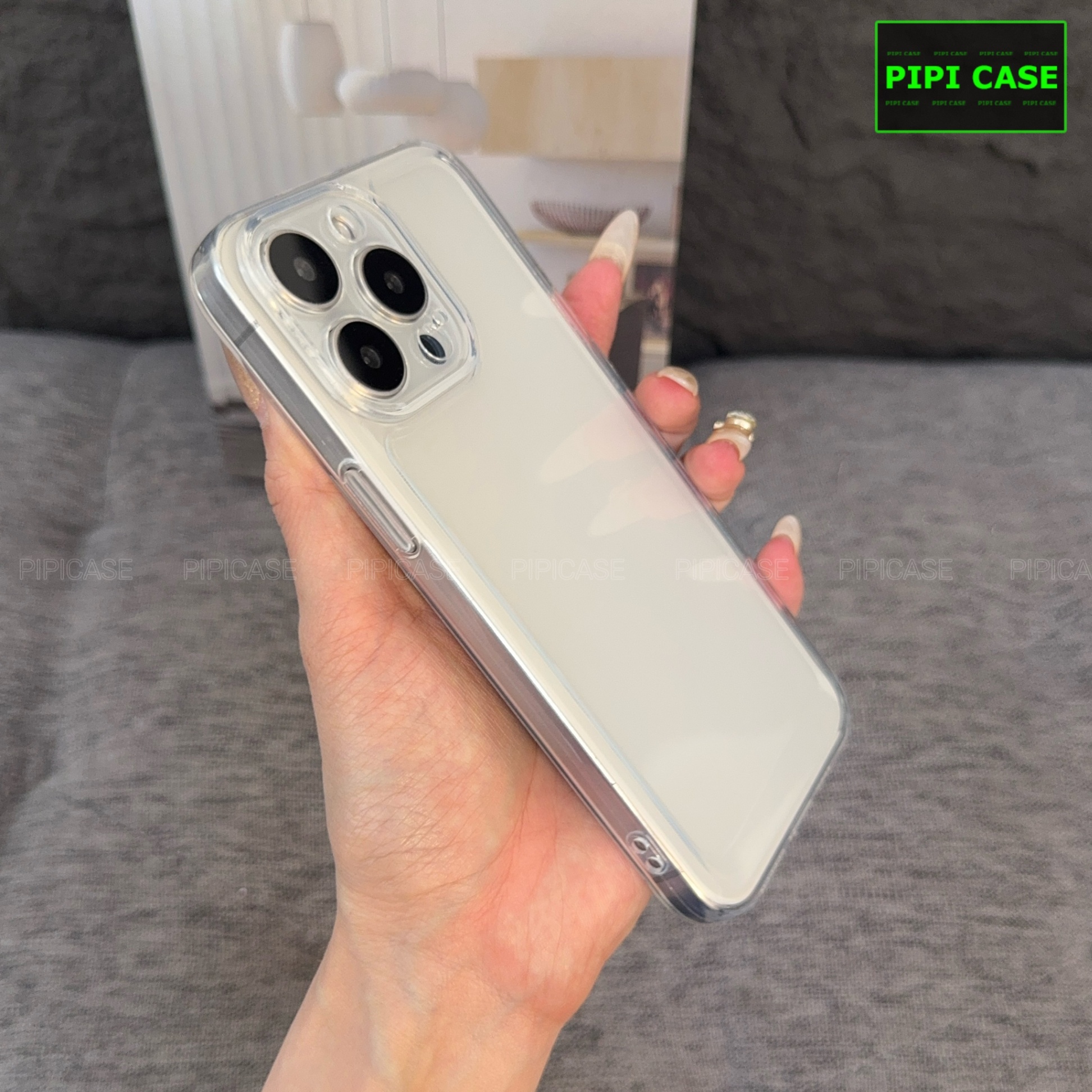 Ốp Lưng iPhone 15 Pro Max - Erick - Trong Suốt